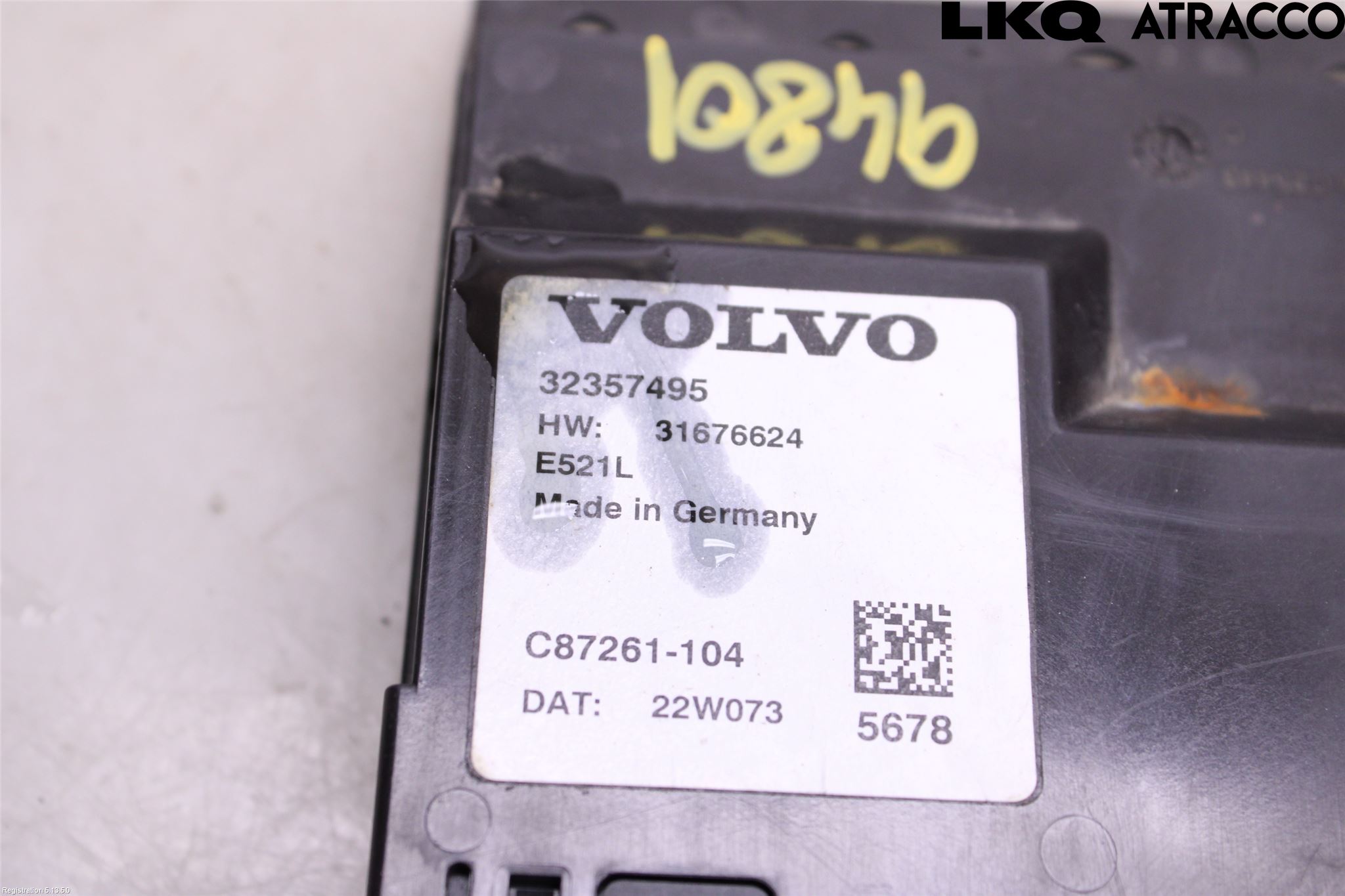 Volvo V60 19- Styrenhet Baklucka