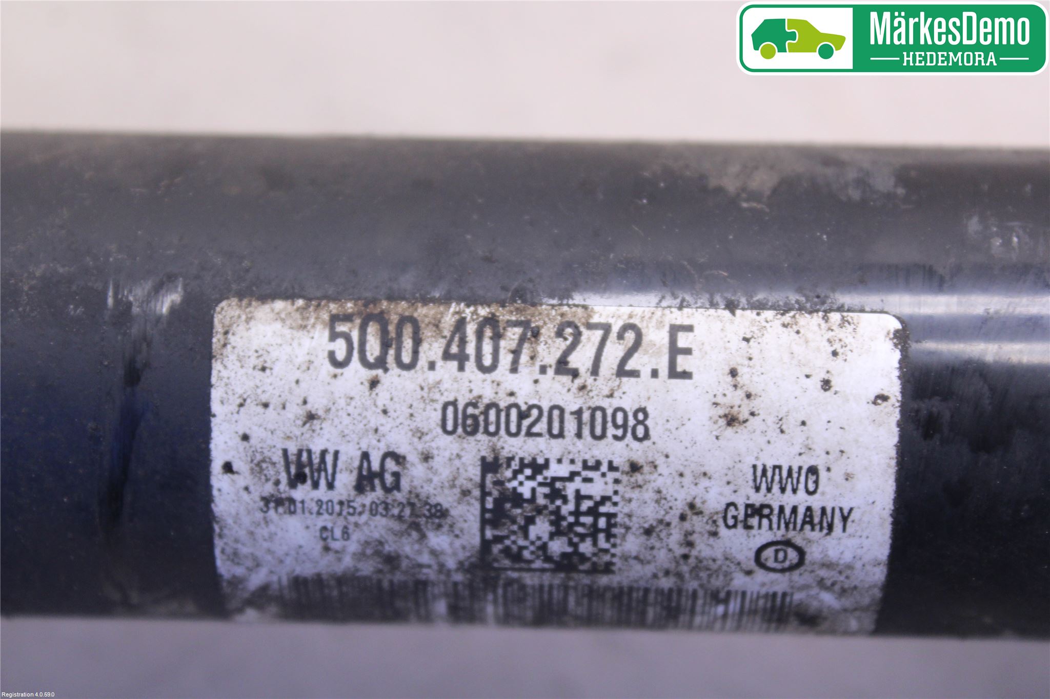 Audi A3/S3 8V 13-20 Drivaxel Fram Höger