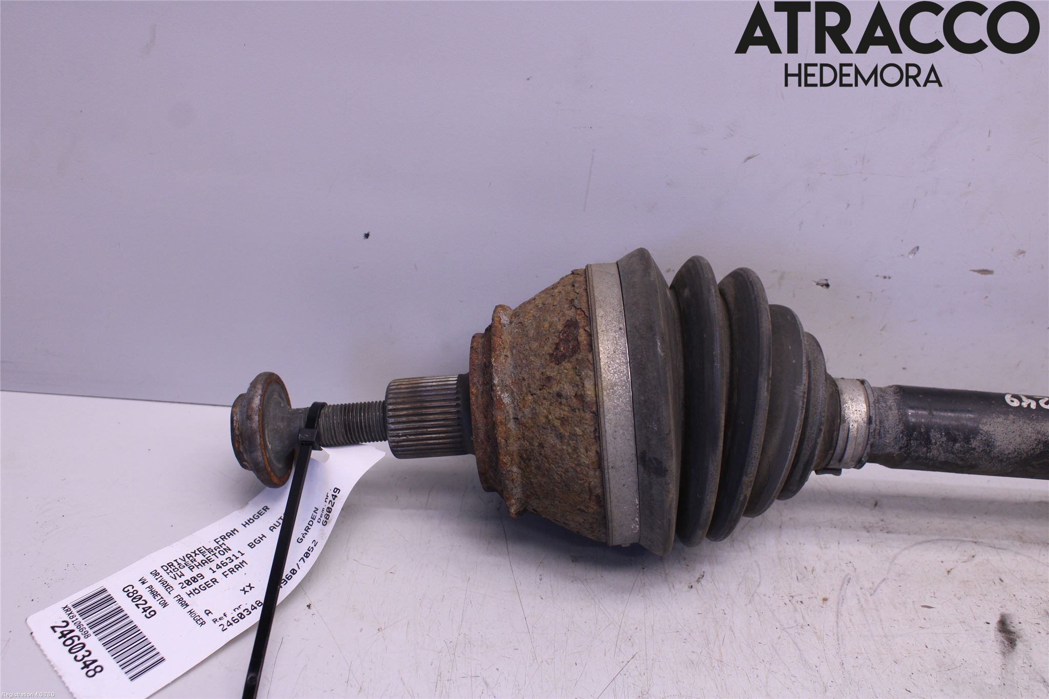 Volkswagen VW PHAETON Drivaxel Fram Höger