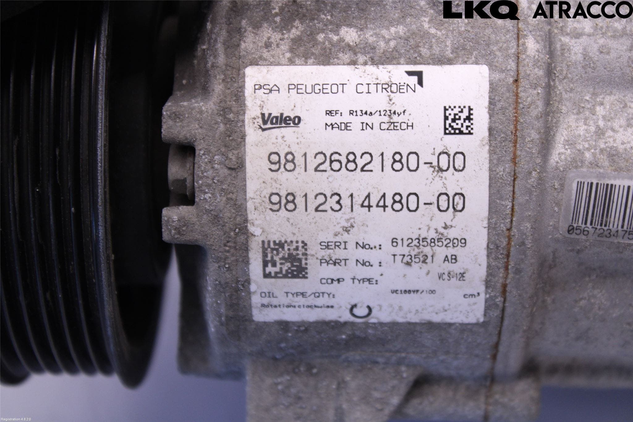 Peugeot 3008 17-24 Ac Kompressor