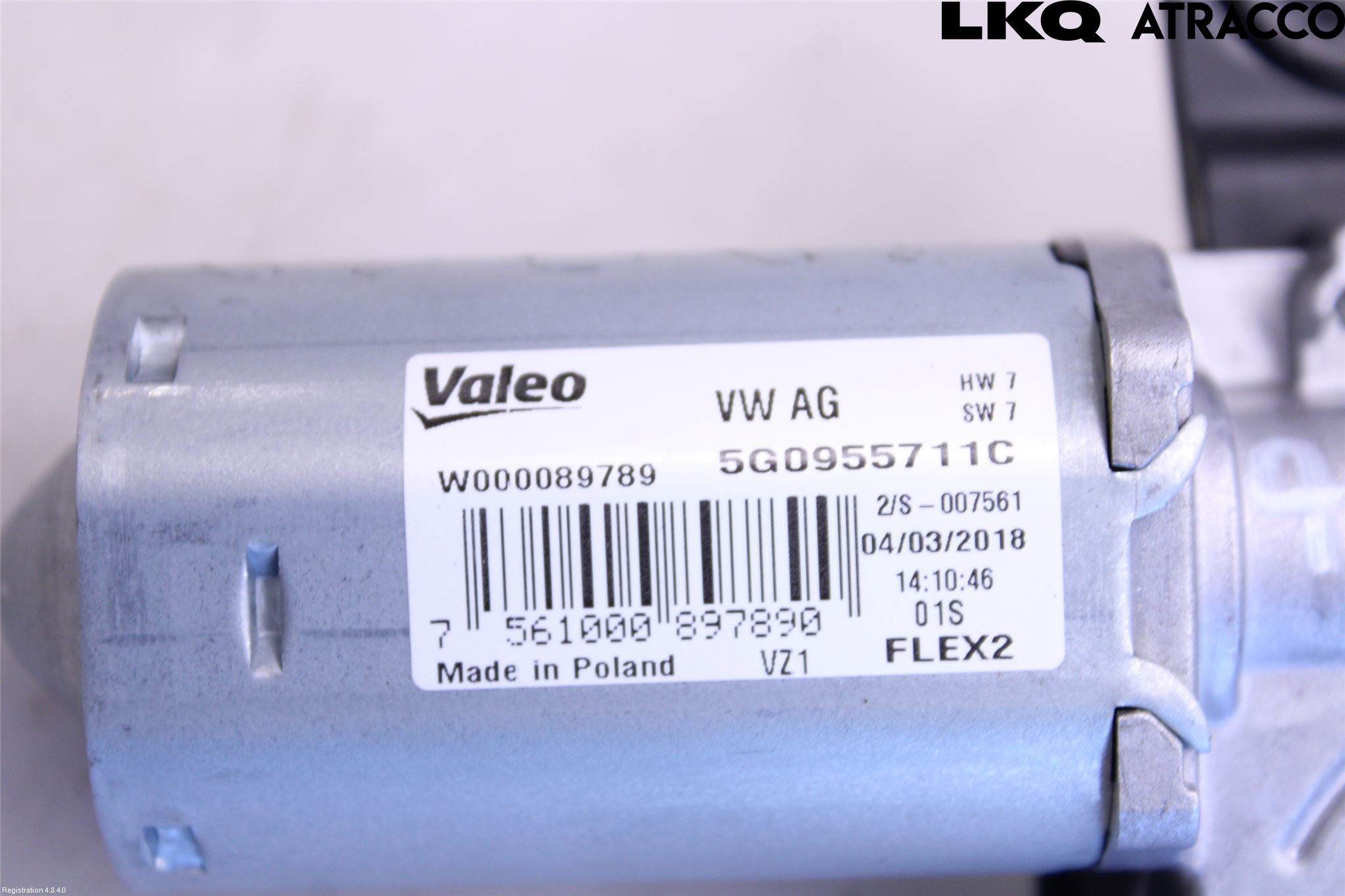 Volkswagen VW POLO VI 18->> Torkarmotor Baklucka