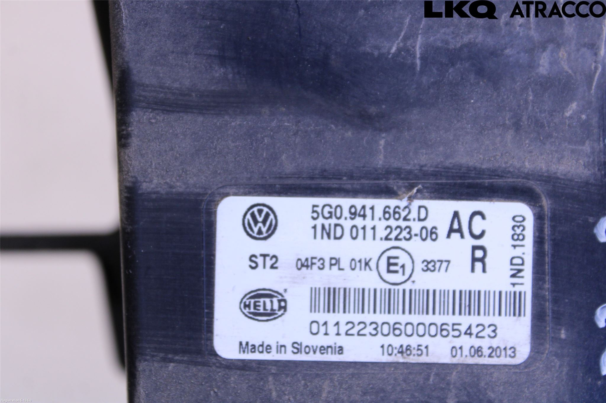 Volkswagen VW GOLF / E-GOLF VII 13-20 Dimljus-Varselljus Fram