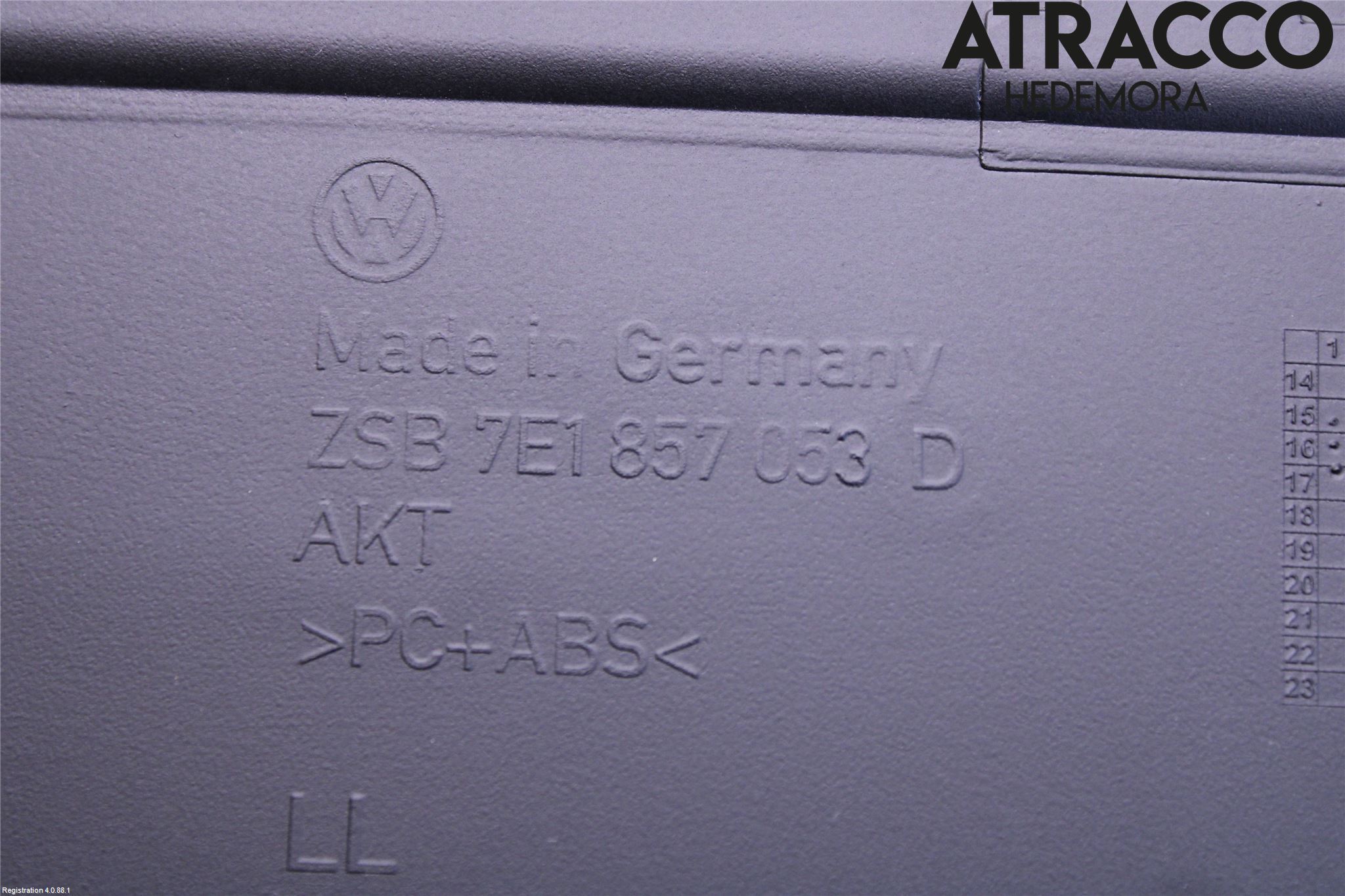 Volkswagen VW TRANSP/CARAVELLE (T6) 16-22 Instrumentsarg