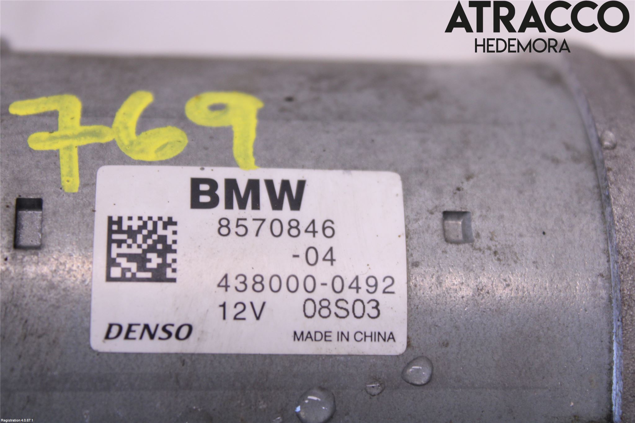 BMW 3 F30/F31/F80 12-19 Startmotor Diesel