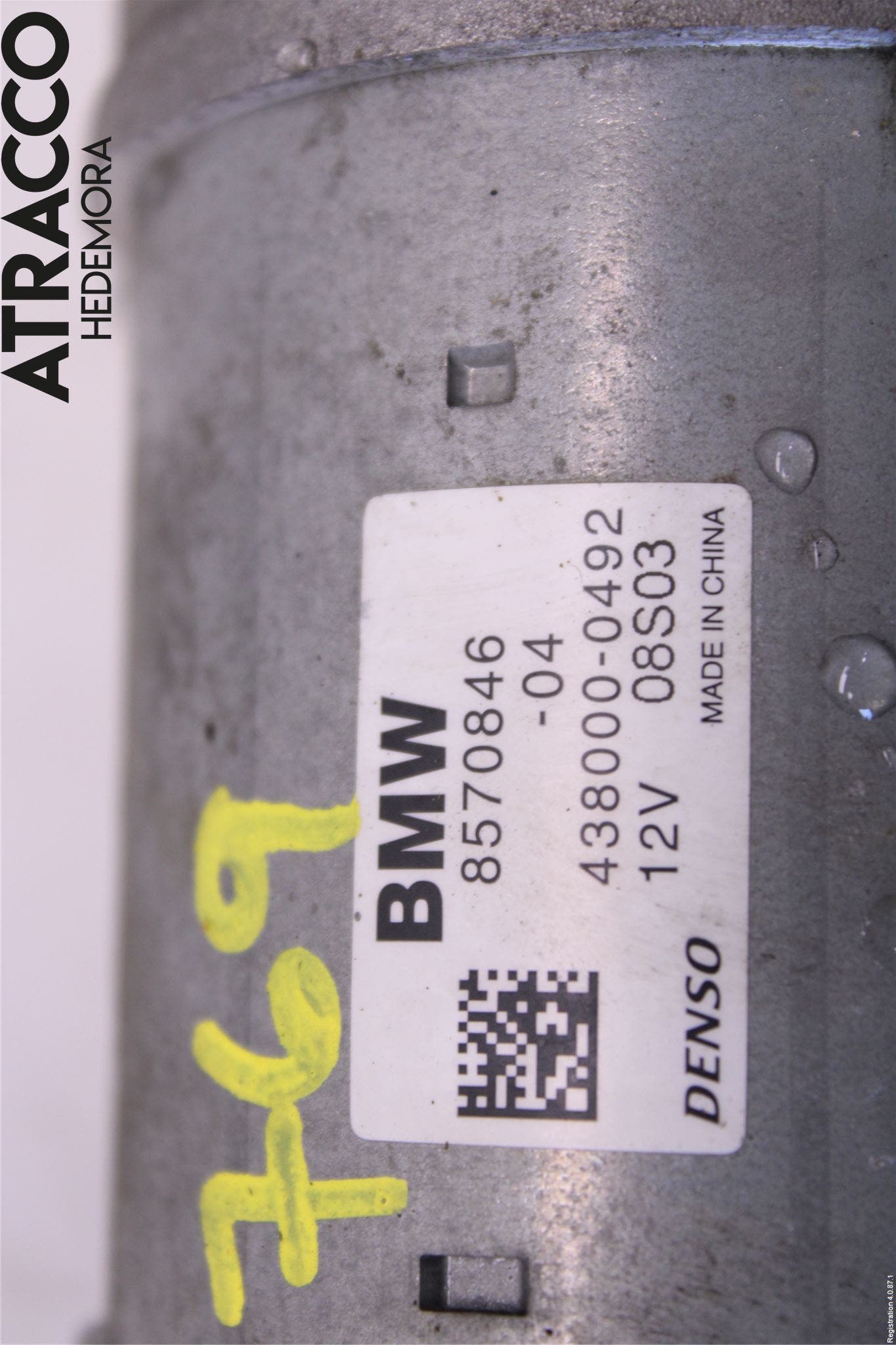 BMW 3 F30/F31/F80 12-19 Startmotor Diesel