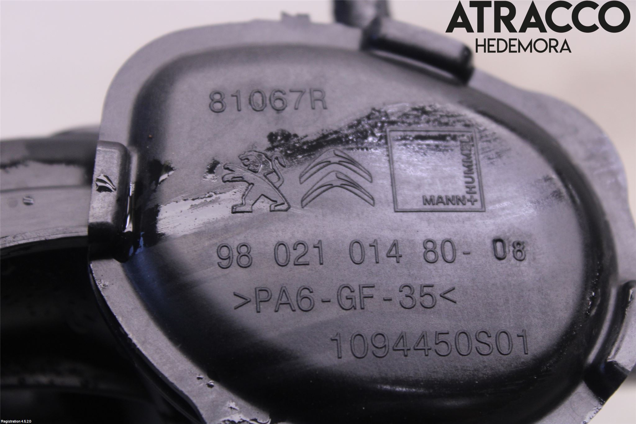 Peugeot 208 12-15 Grenrör Insug