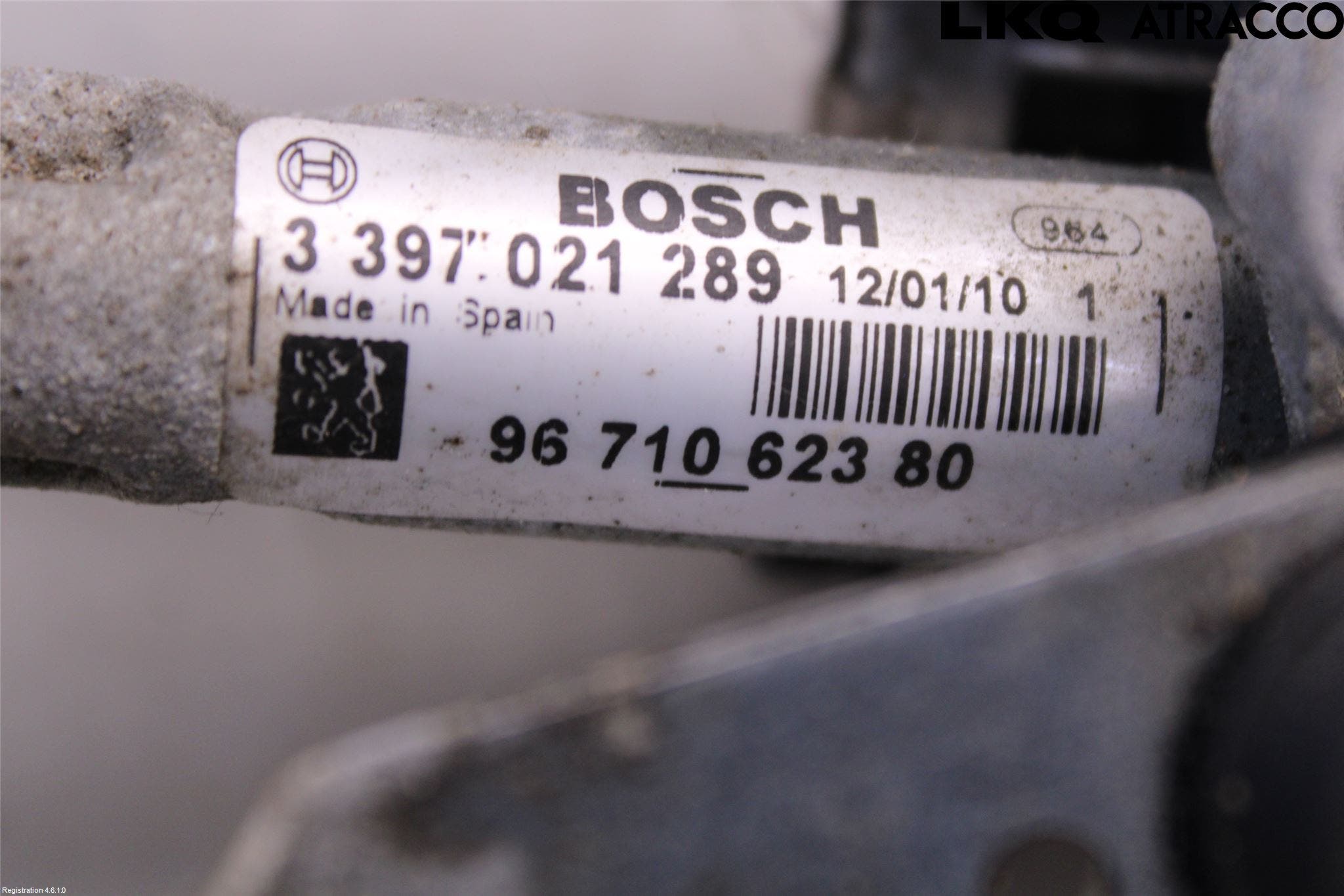 Peugeot 3008 09-16 Torkarmotor Vindruta