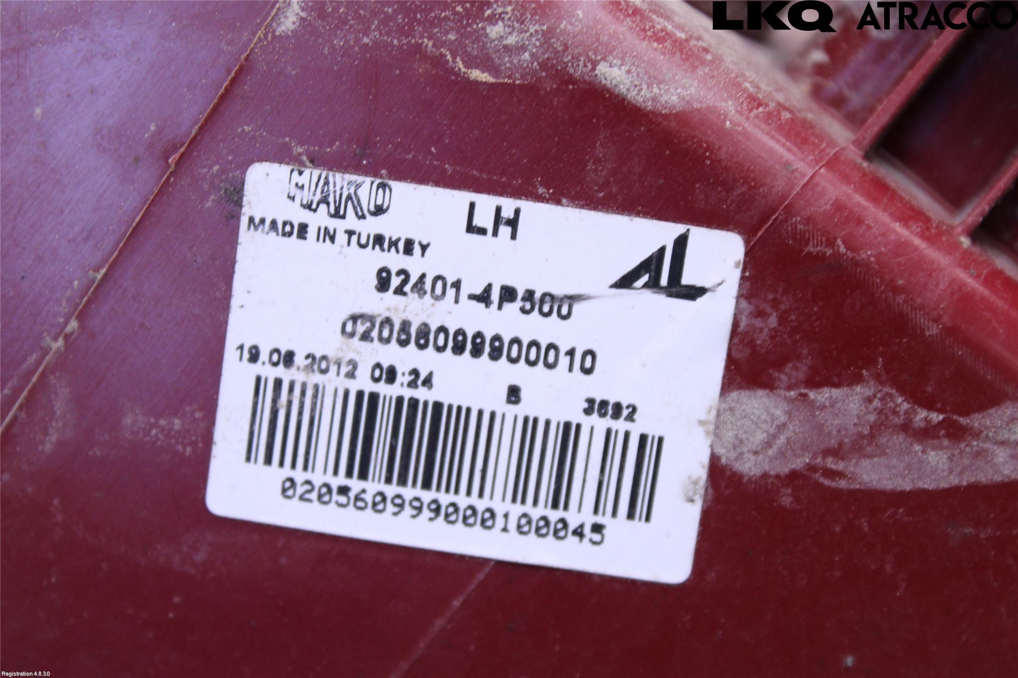 Hyundai i20 PB 09-14 Bakljus Vänster