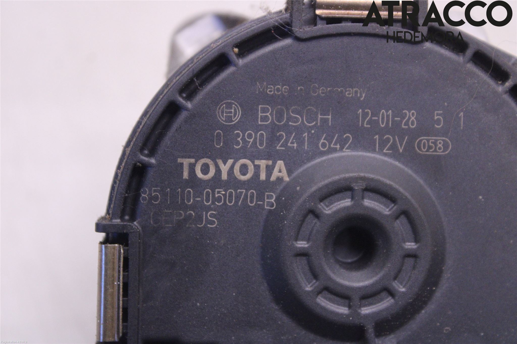 Toyota AVENSIS 09-15 Torkarmotor Vindruta