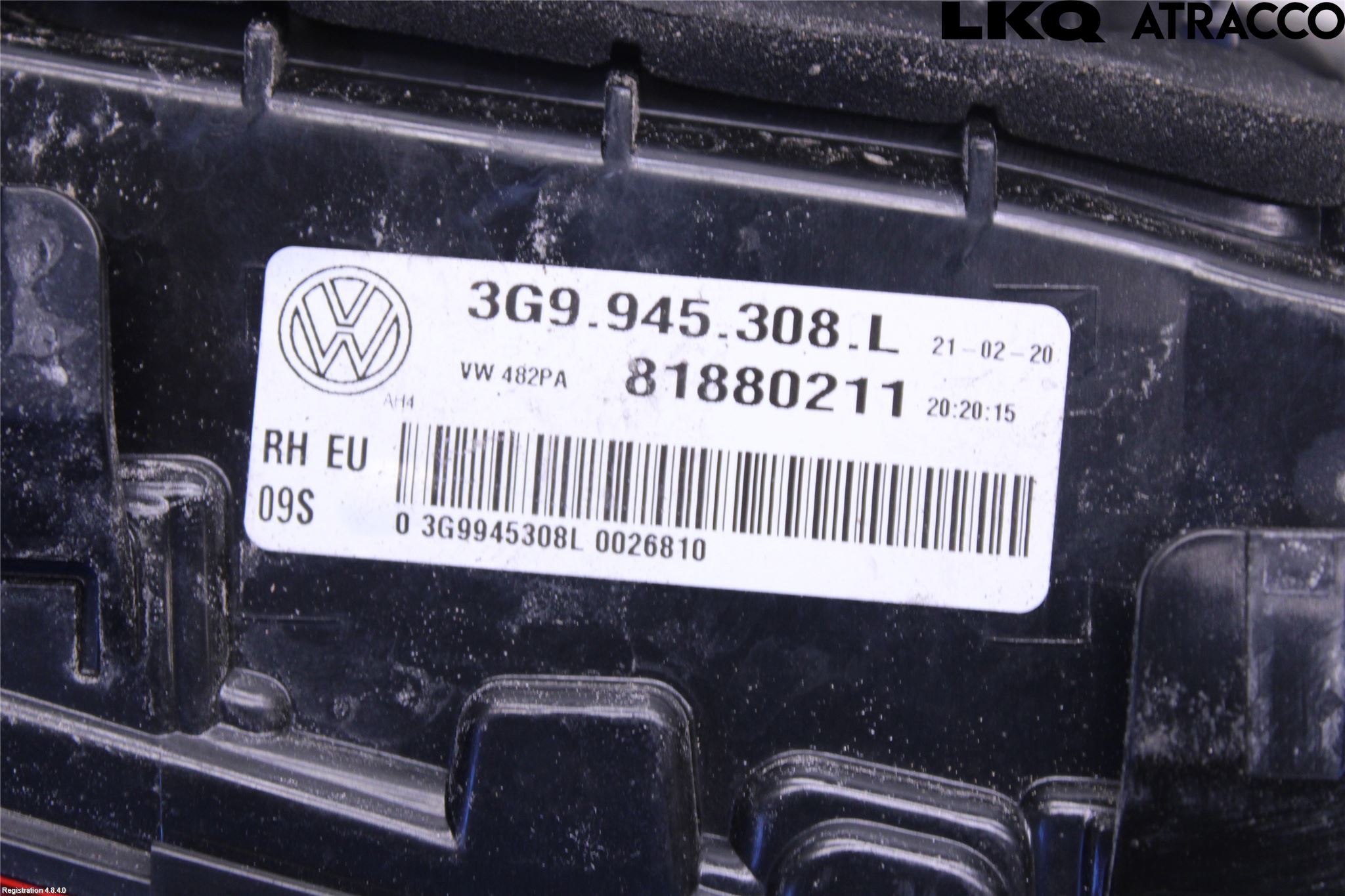 Volkswagen VW PASSAT 20-24 Bakljus Lucka Hö