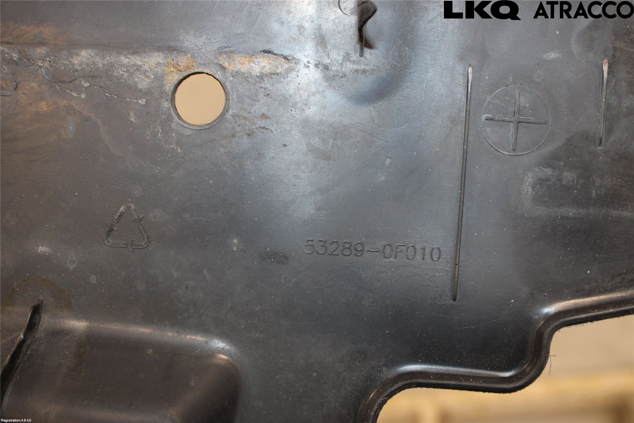 Toyota COROLLA VERSO 04-07 Täckplast Front