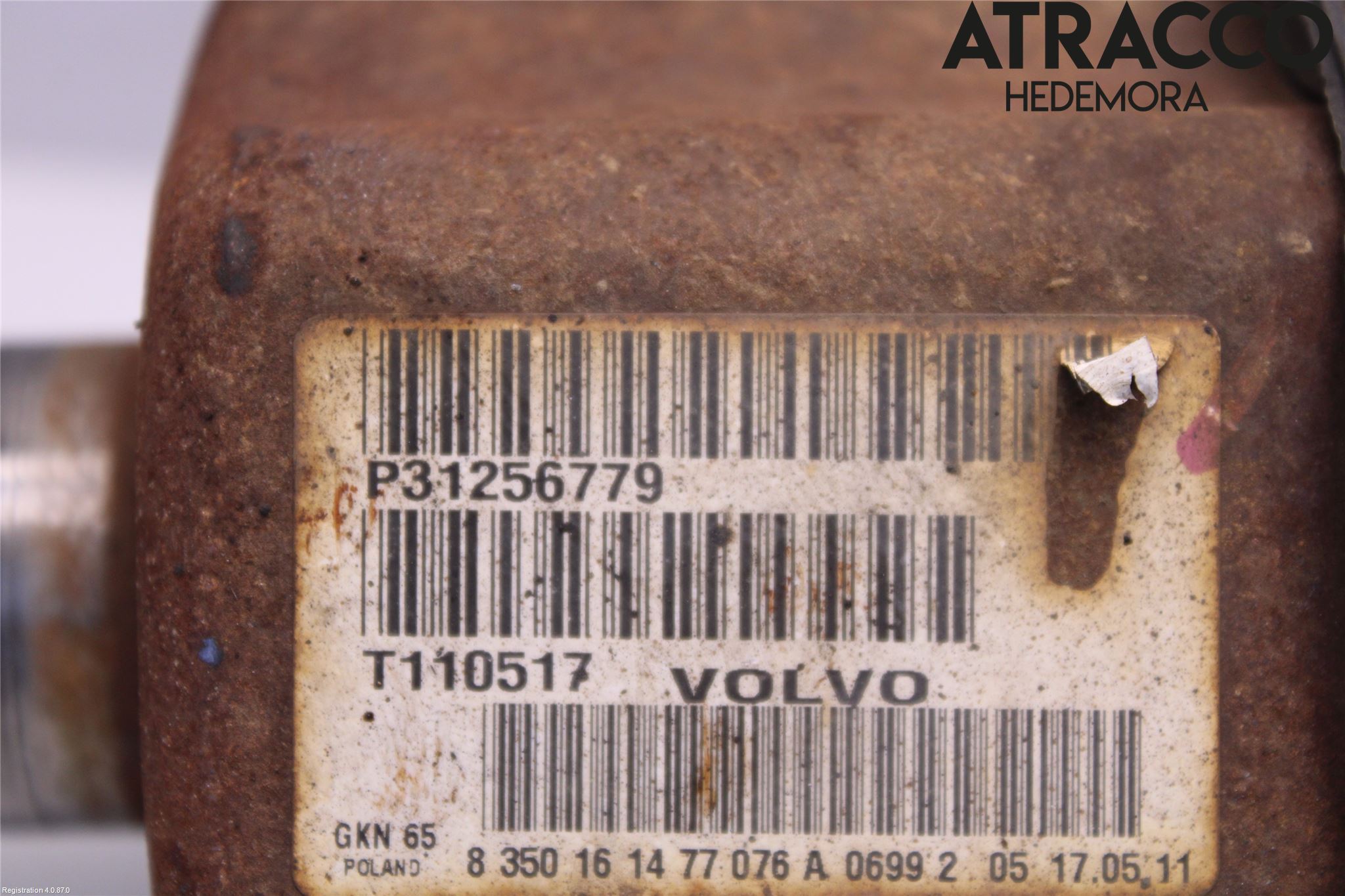 Volvo V60 11-13 Drivaxel Fram Vänster