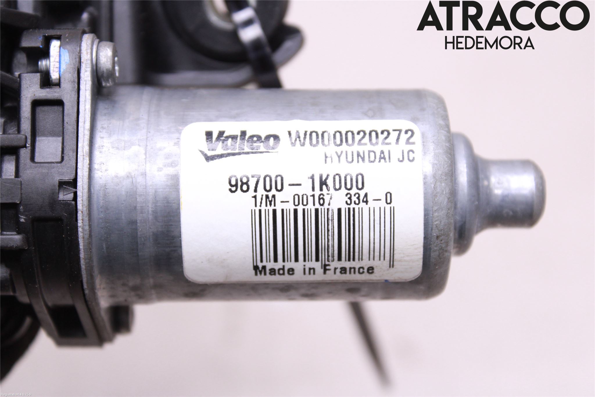 Hyundai ix20 Torkarmotor Baklucka