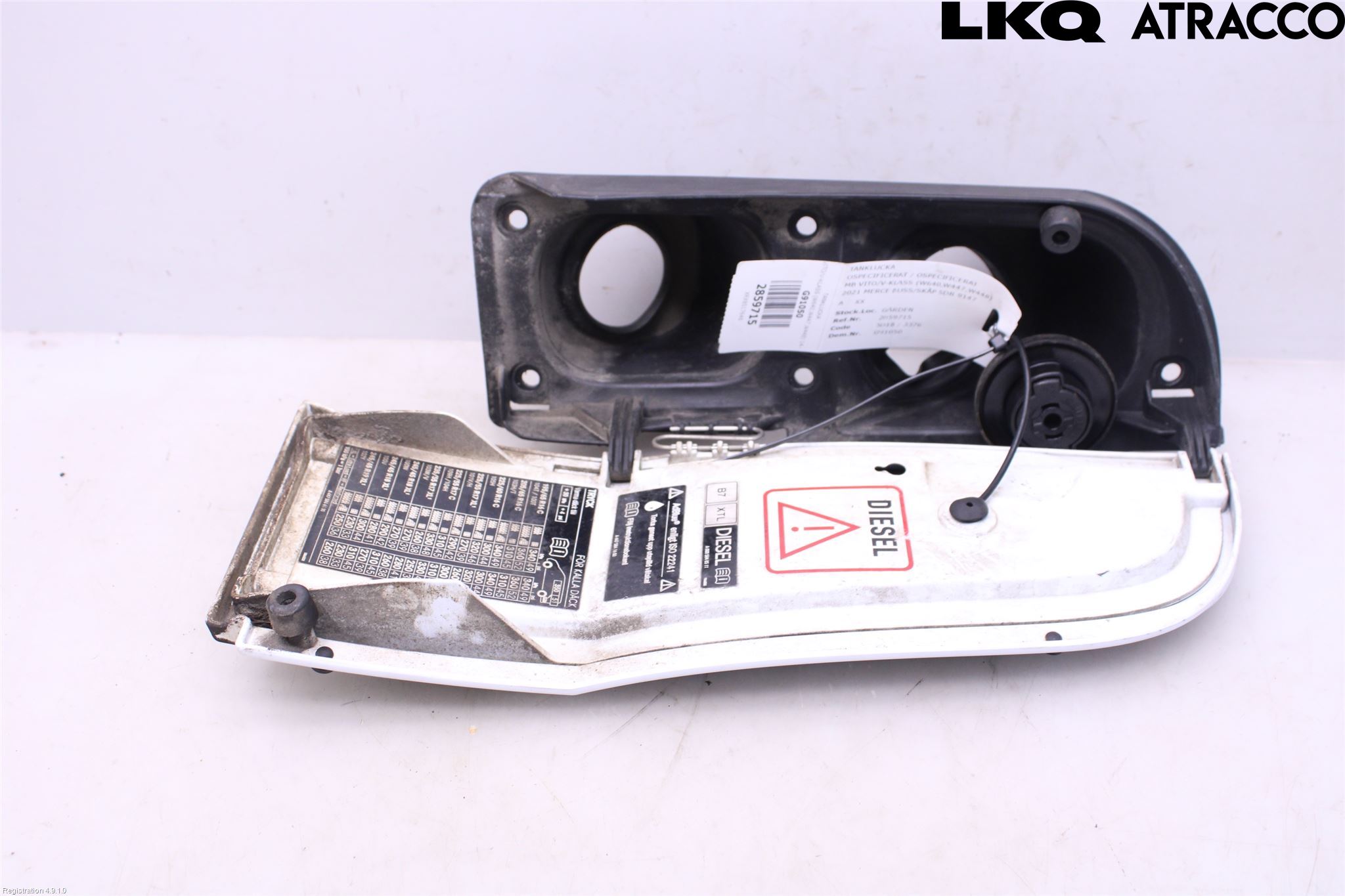 Mercedes-Benz MB VITO/V-KLASS (W640,W447,W448) 14- Tanklucka