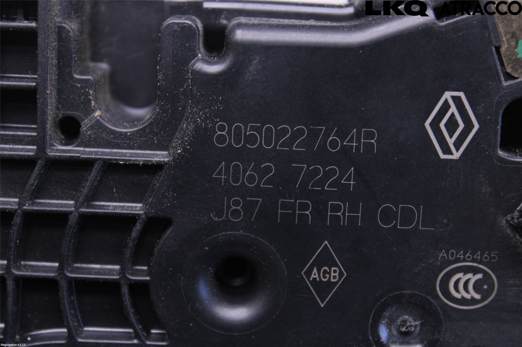 Renault CAPTUR 13-19 Låskista-Dörrlås