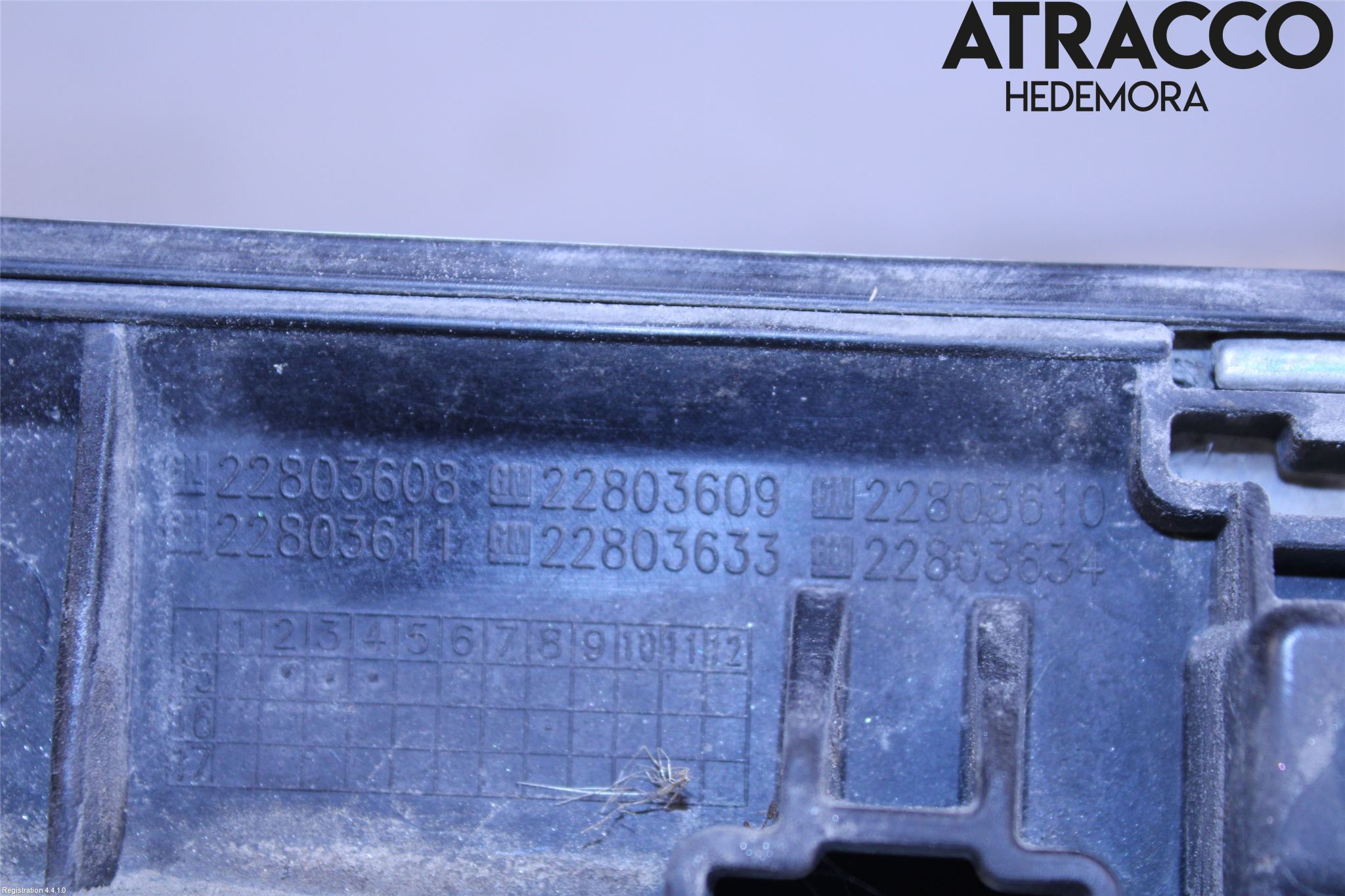 Opel INSIGNIA 09-16 Bakluckehandtag