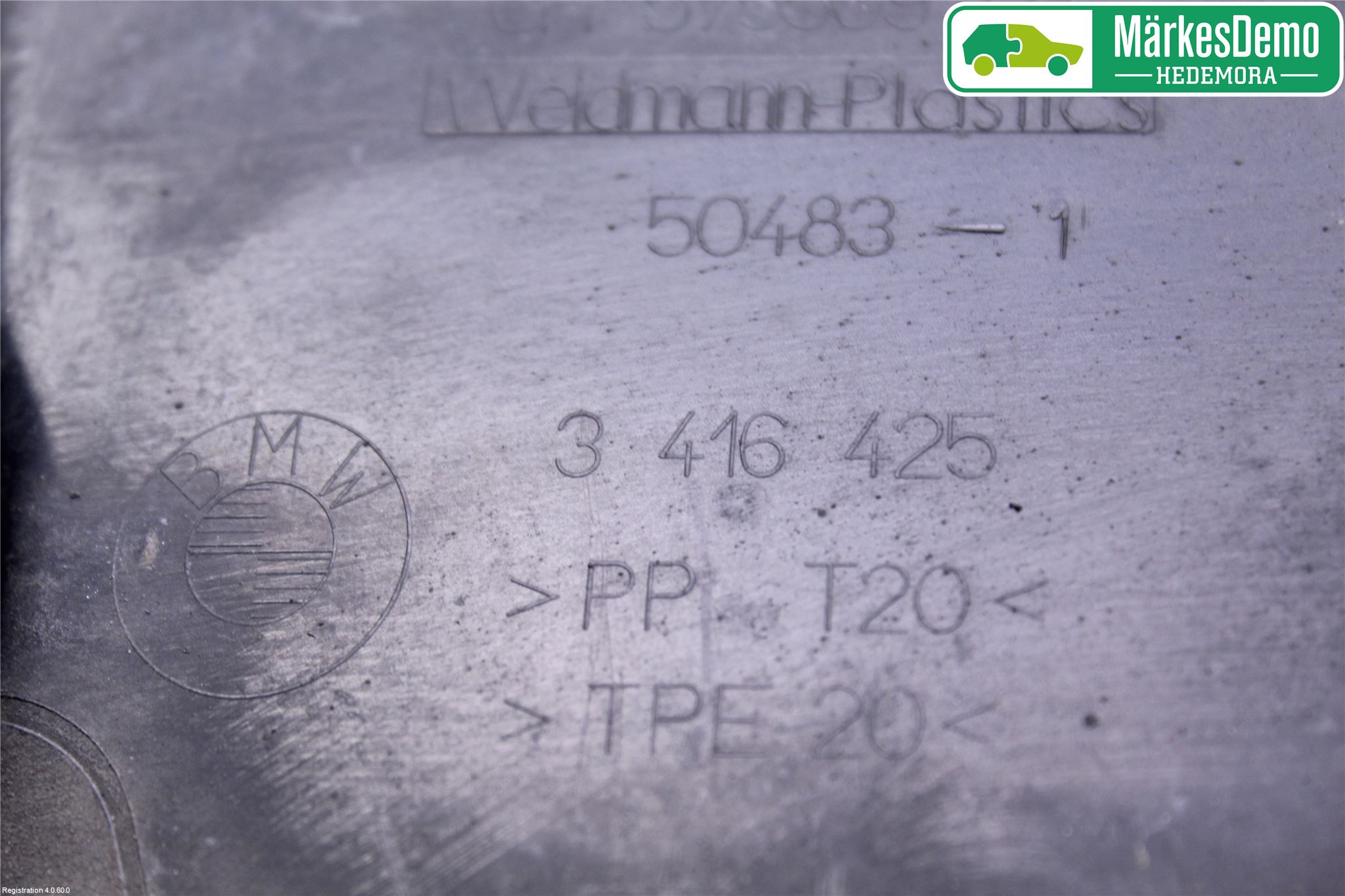 BMW X3 E83     03-10 Deflektor Plåt-Plast Kylning