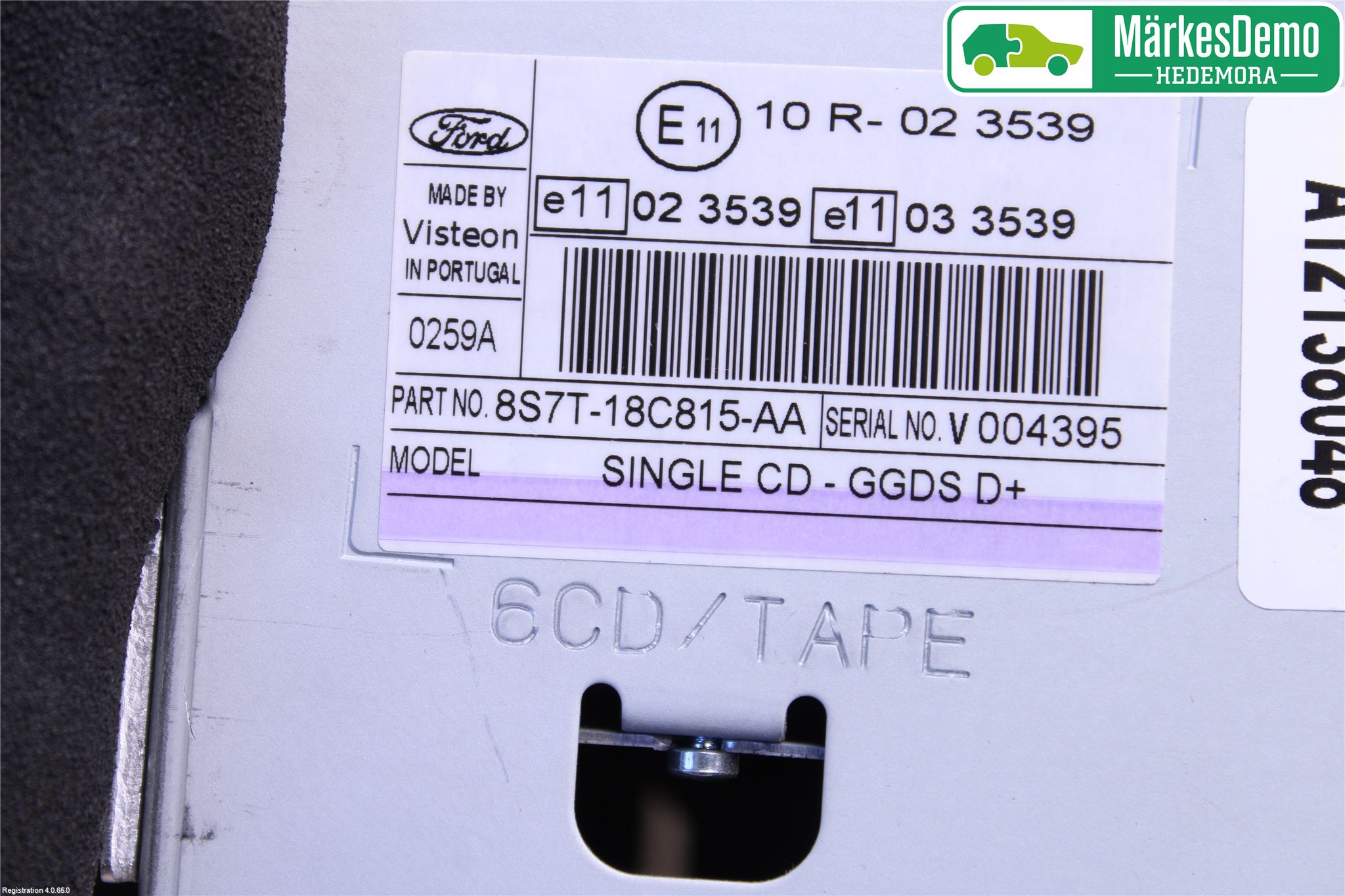 Ford MONDEO 07-15 Cd Radio - Multimediapanel