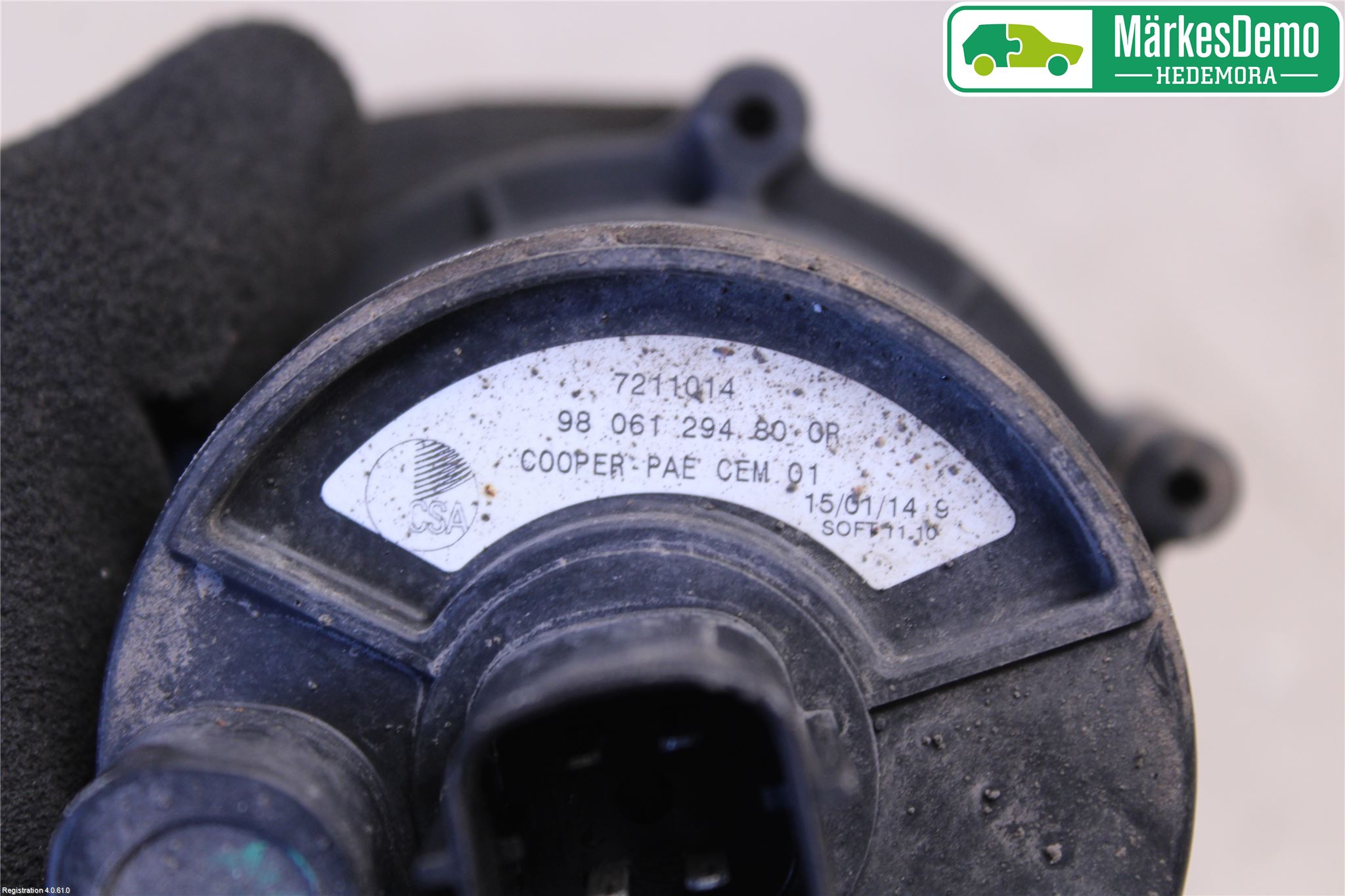 Peugeot 508 11-18 Värme Cirkulationspump