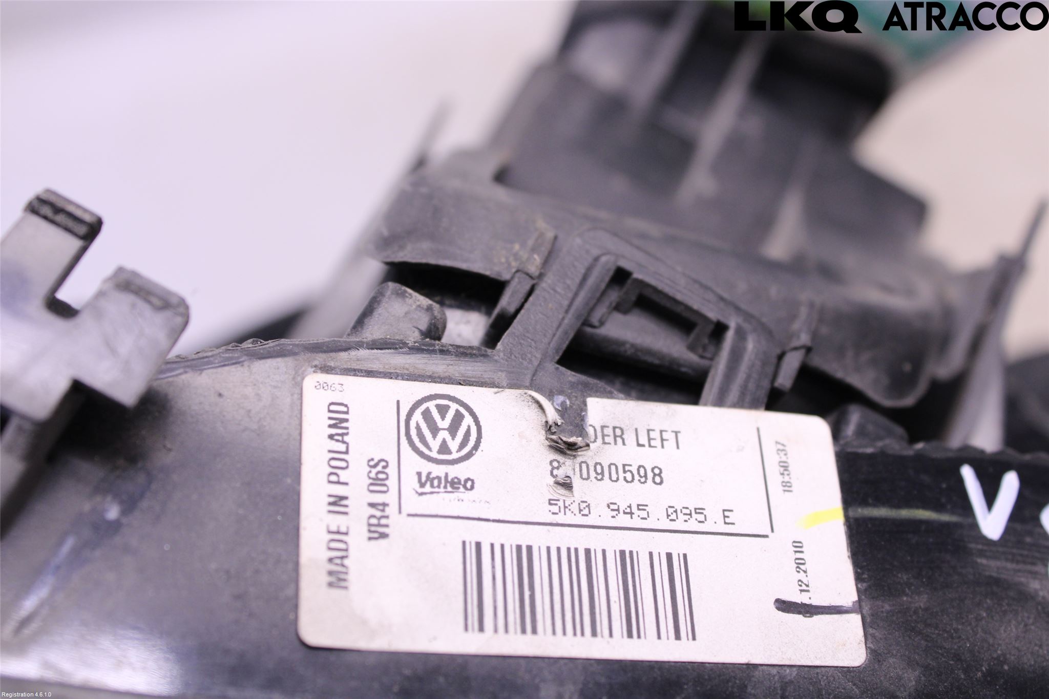 Volkswagen VW GOLF VI 09-13 Bakljus Vänster