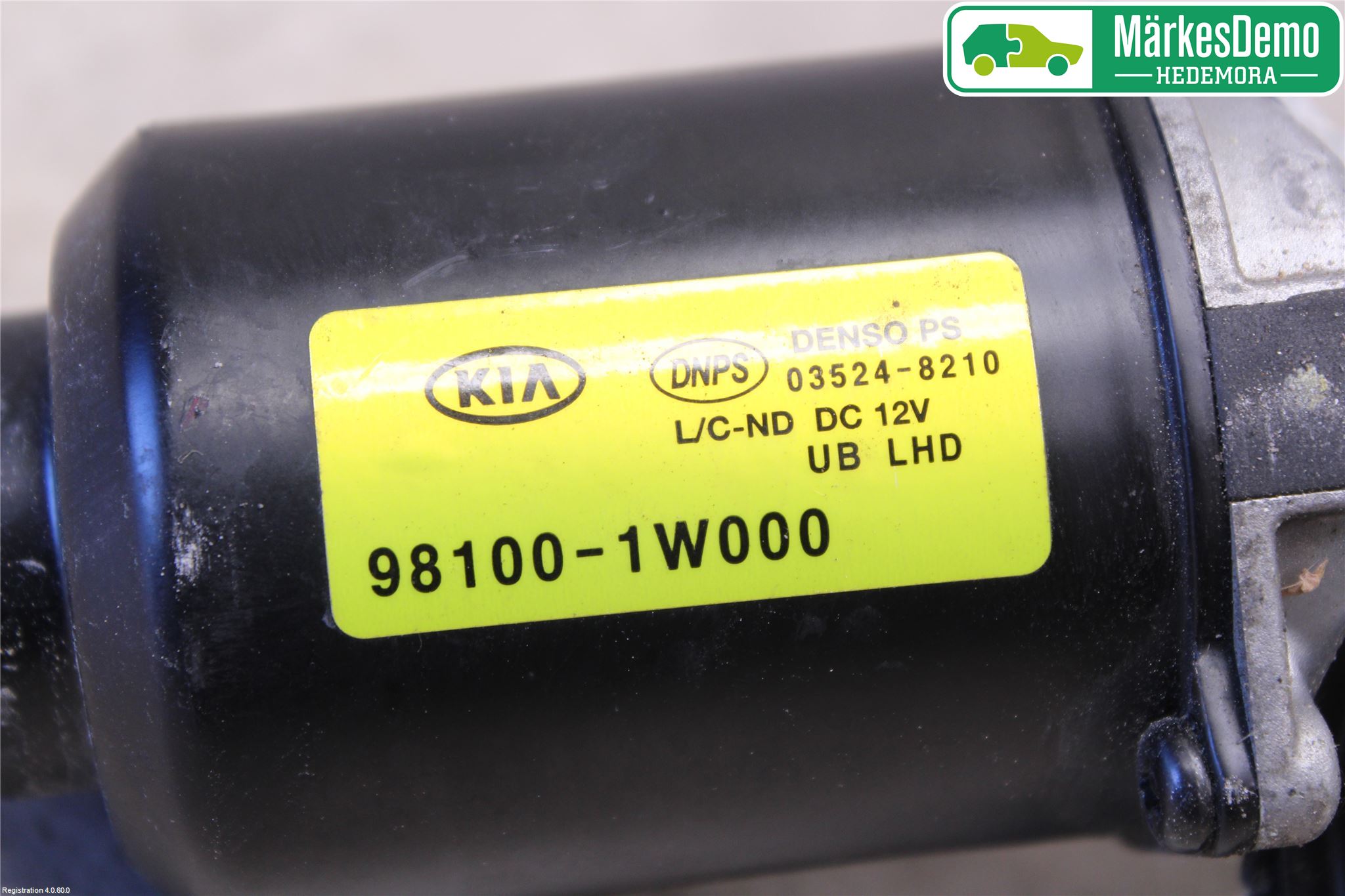 Kia RIO 12-16 Torkarmotor Vindruta