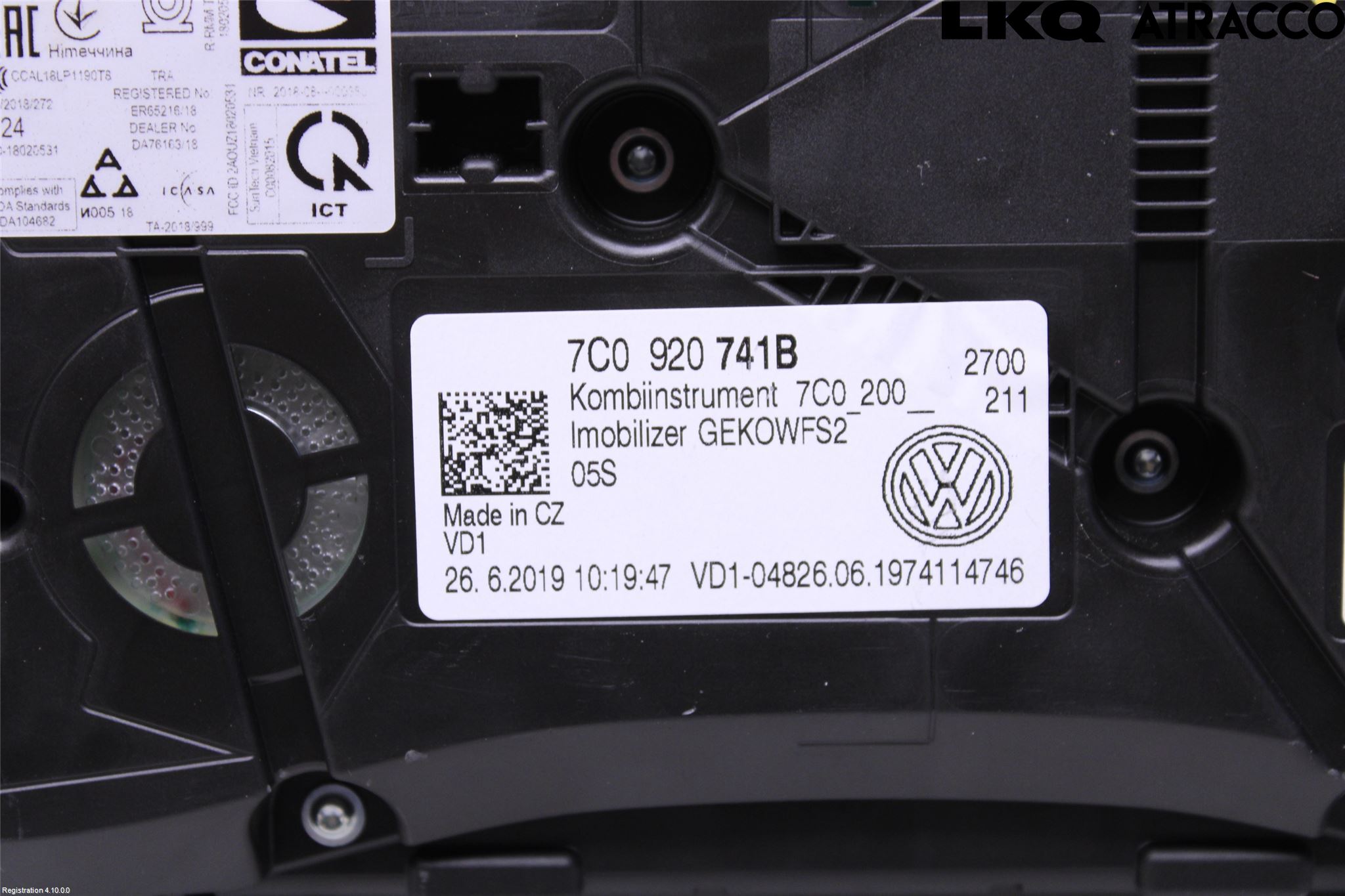 Volkswagen VW CRAFTER II / E-CRAFTER 17- Instrument Komb