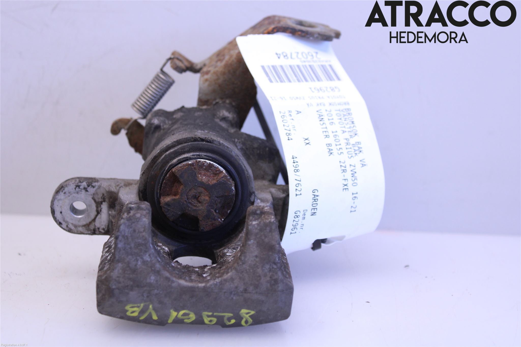 Toyota PRIUS ZVW30 09-20 Bromsok Bak Vänster