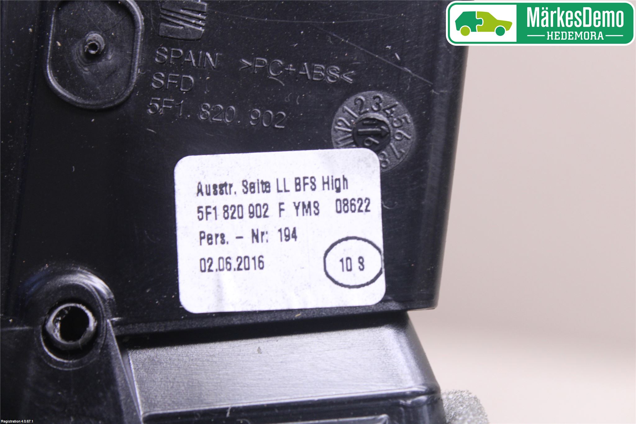 Seat LEON 13-20 Defrosterkanal-Munstycke