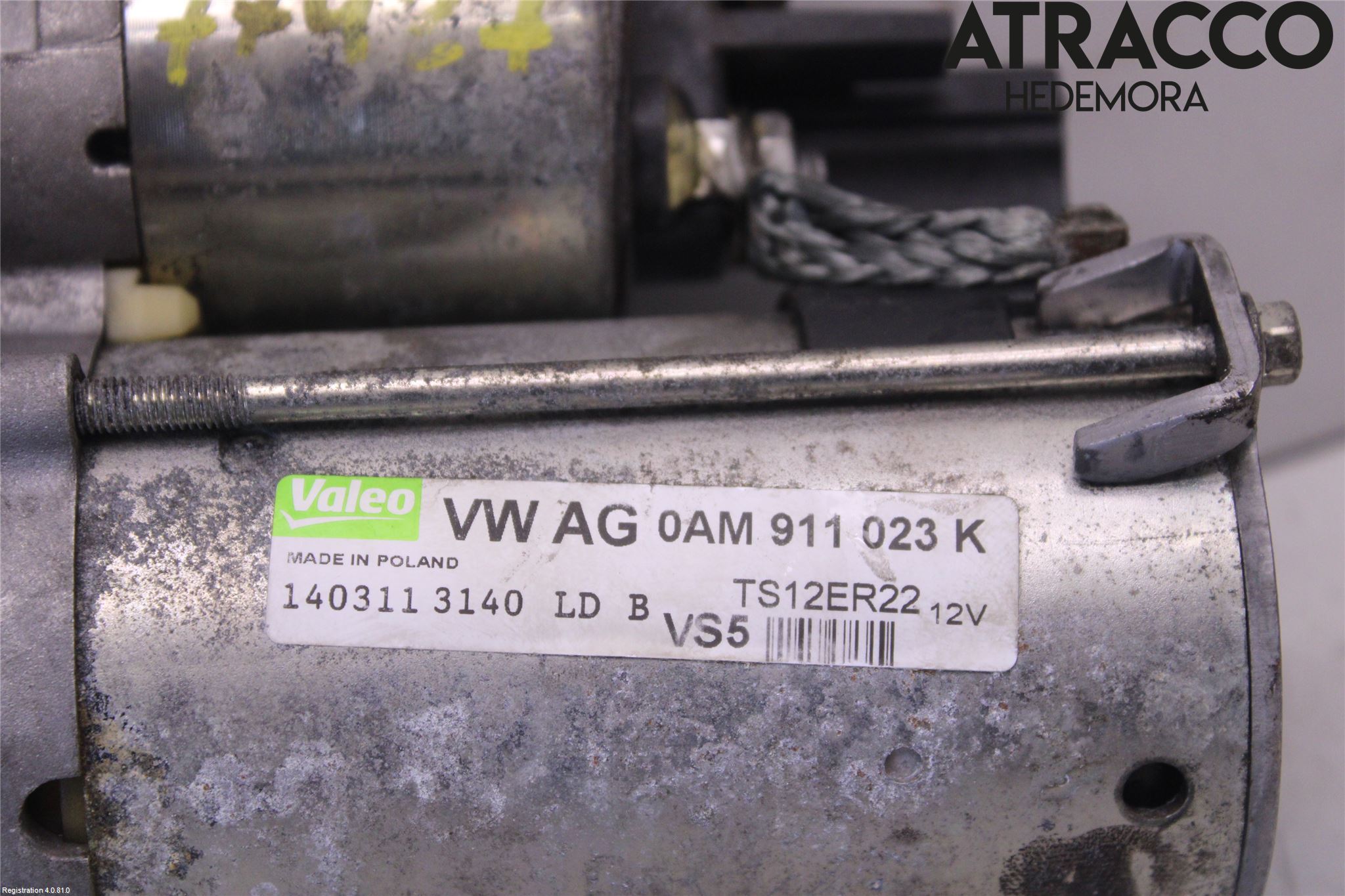 Volkswagen VW PASSAT 11-14 Startmotor
