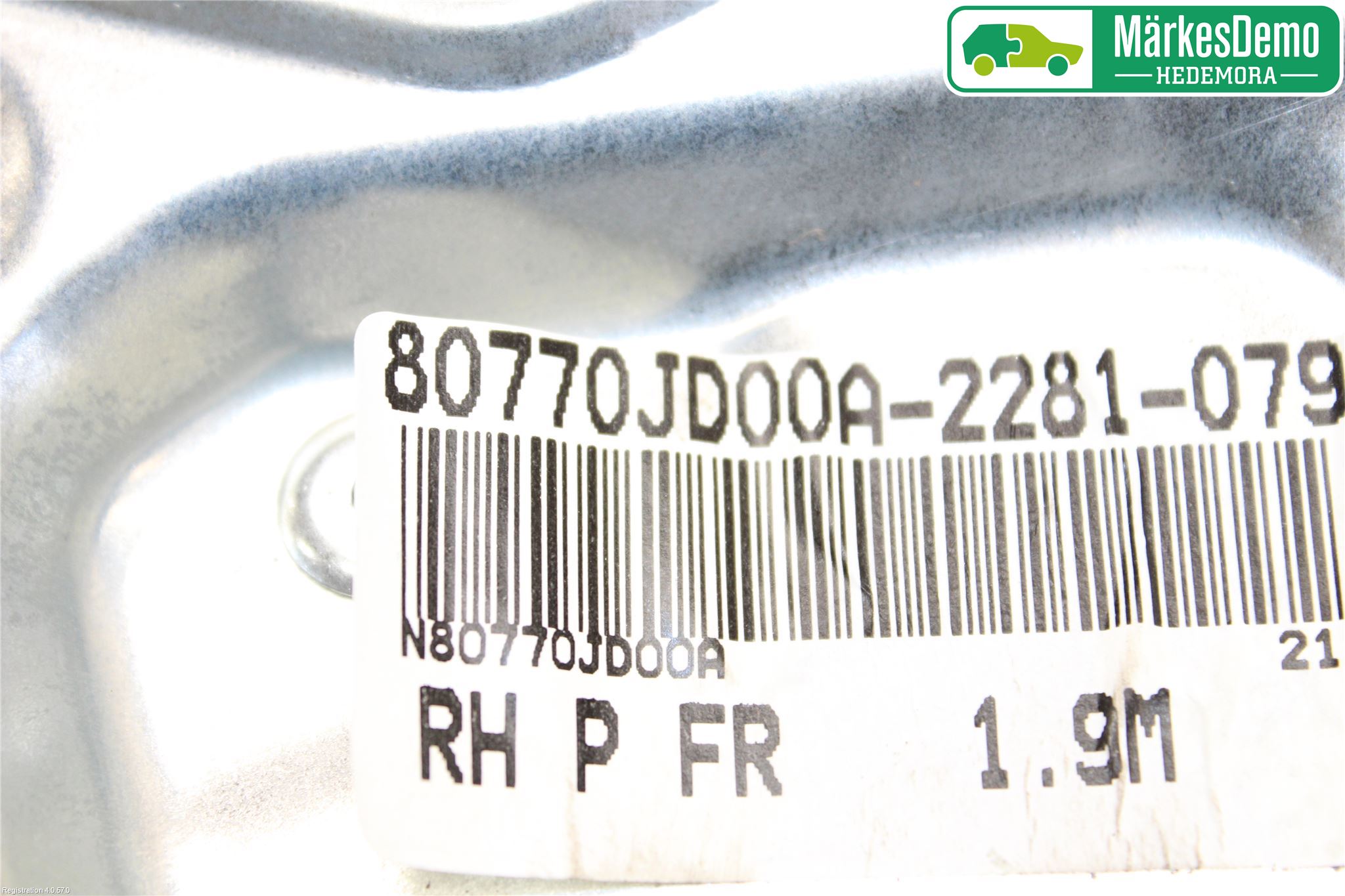 Nissan QASHQAI 10-14 Fönsterhiss El Kompl