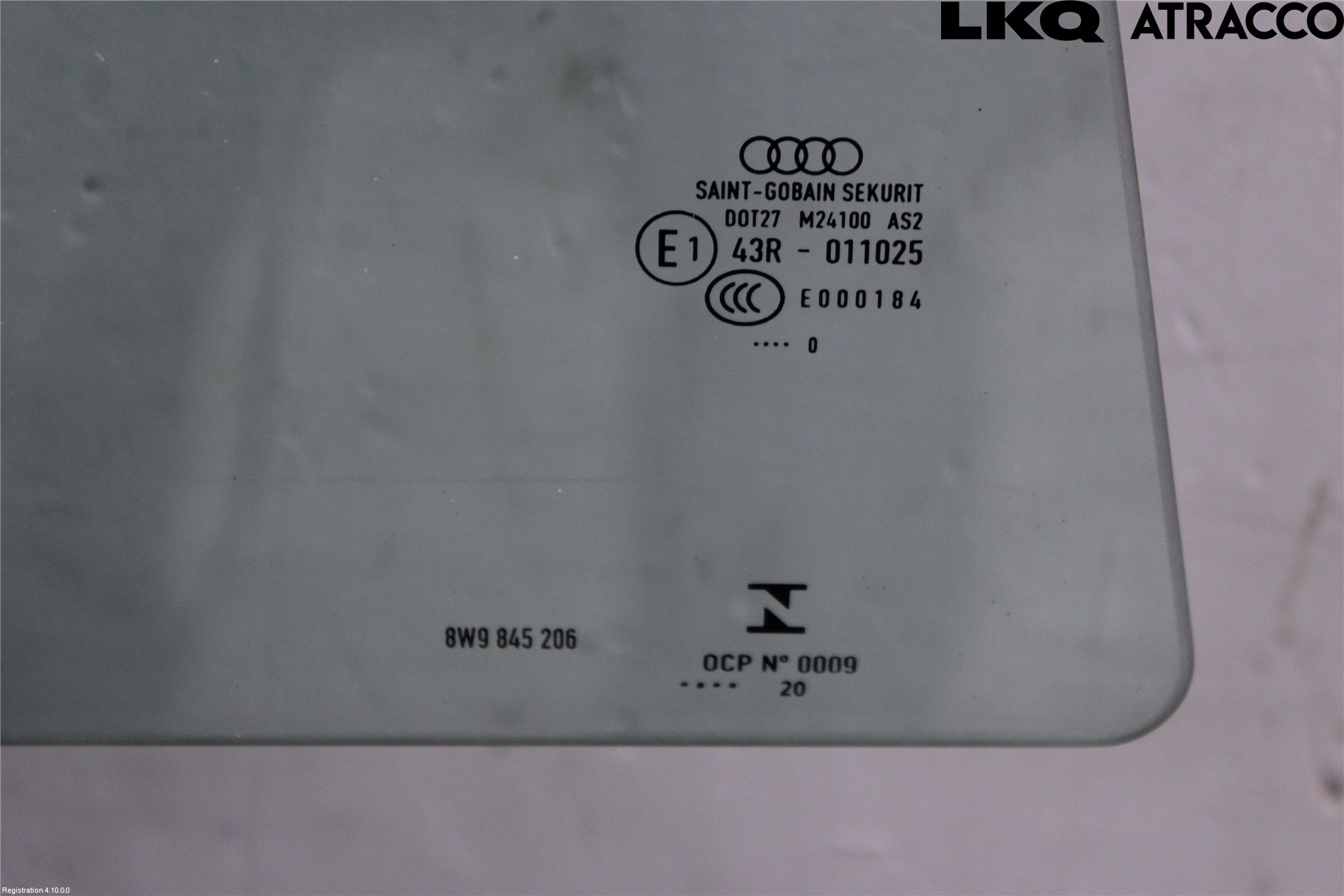 Audi A4/S4 B9 20- Dörruta Bak Höger