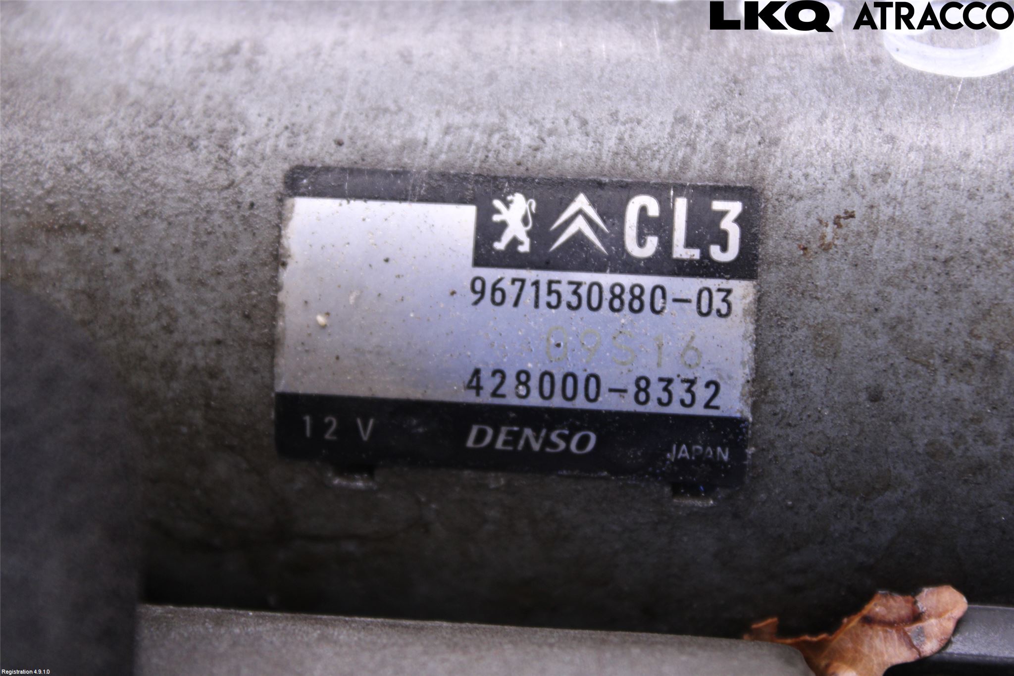 Citroen C3 10-17 Startmotor