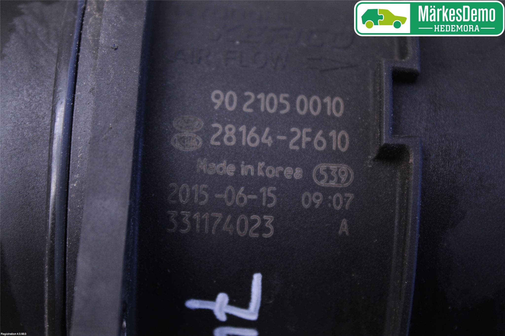 Kia SORENTO 15-20 Injluftmassamätare