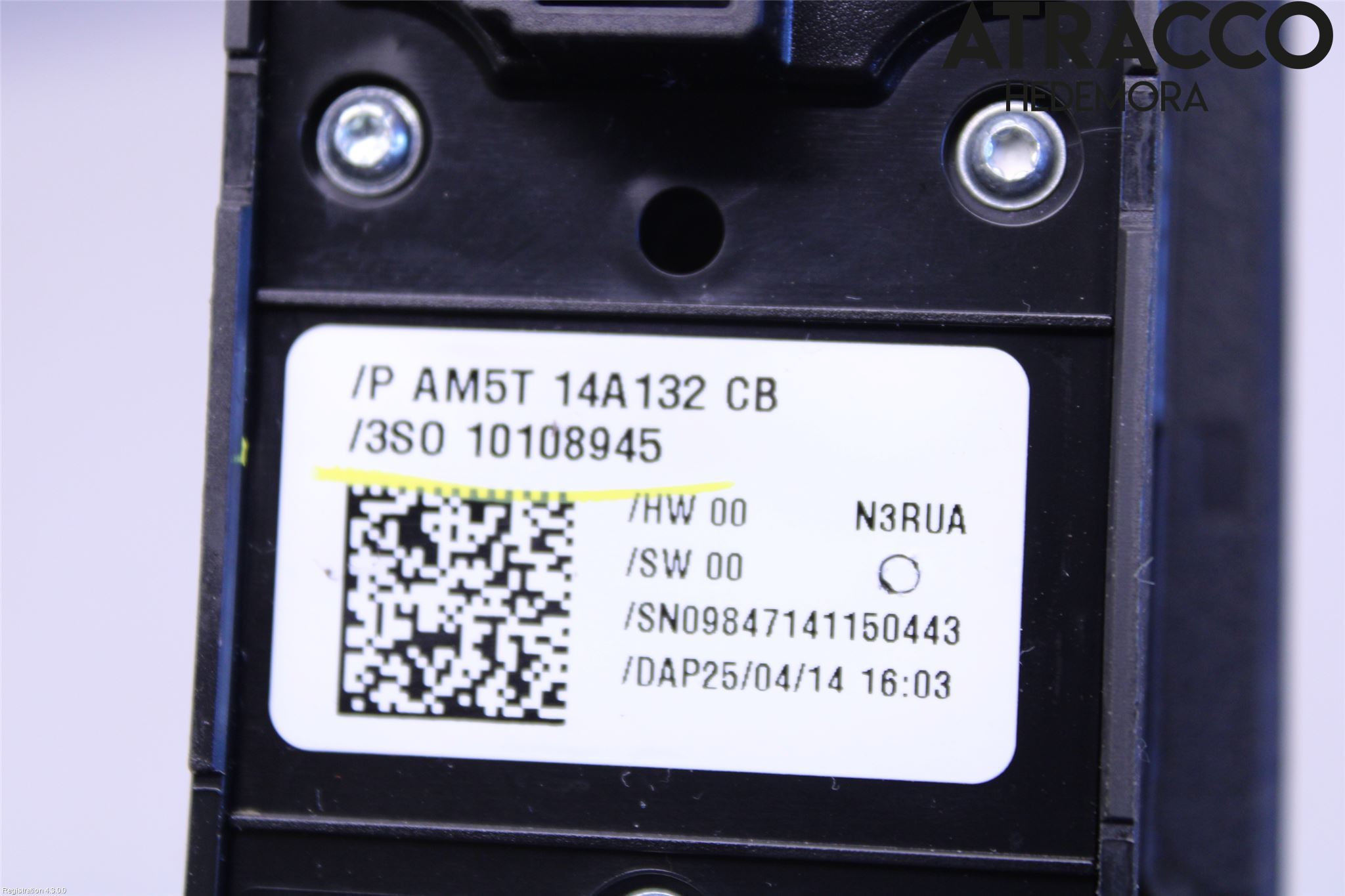 Ford KUGA 13-16 Strömställare Elhiss