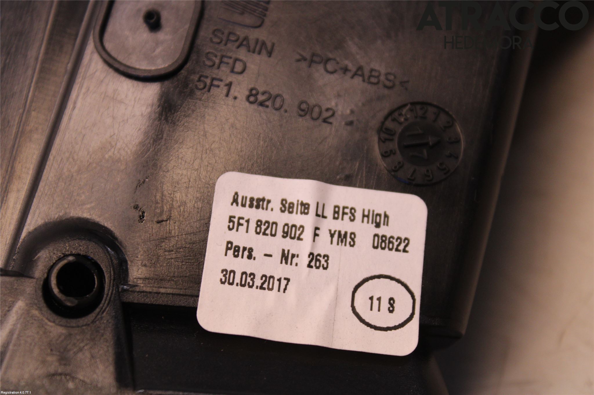 Seat LEON 13-20 Defrosterkanal-Munstycke