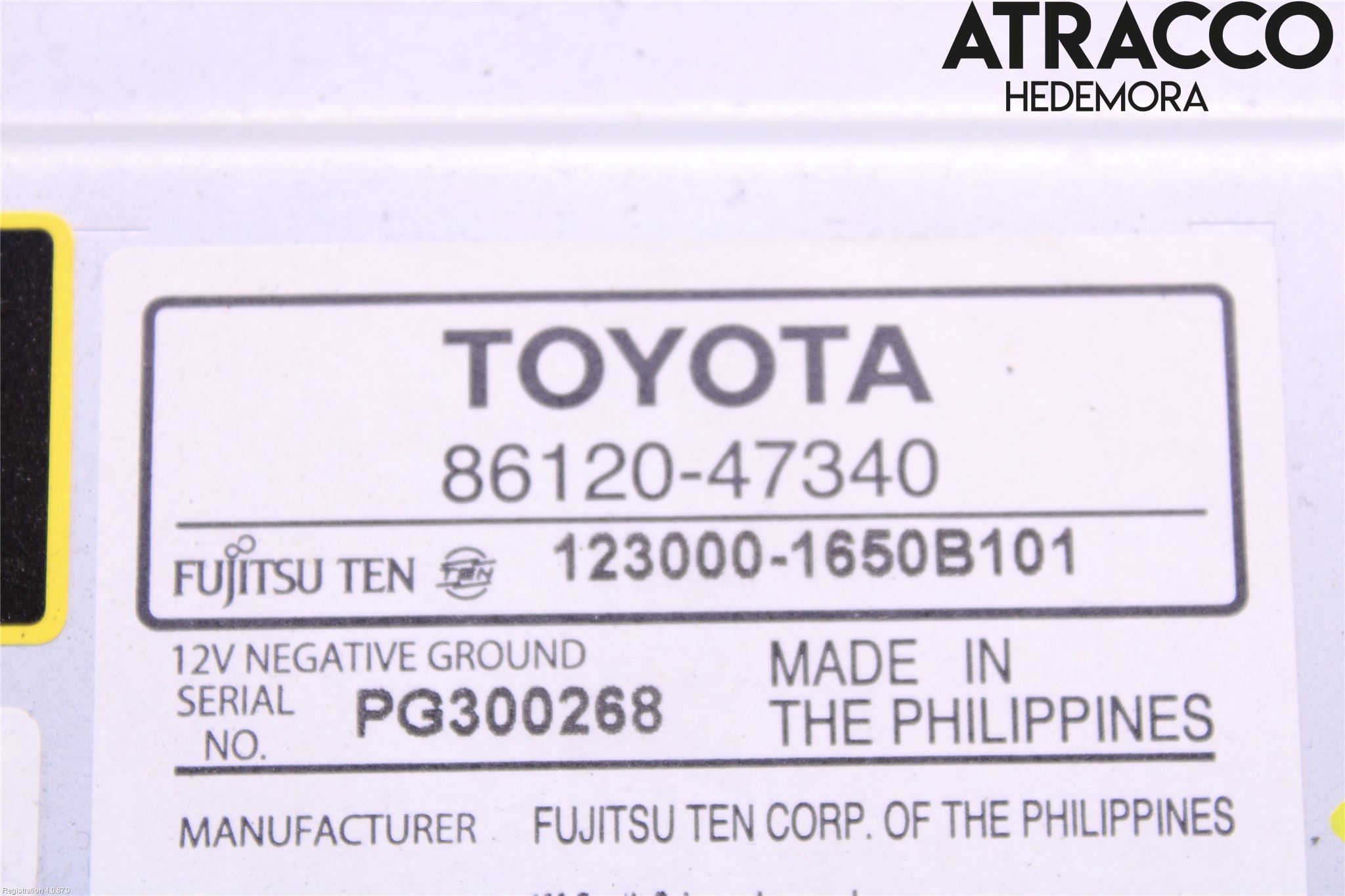 Toyota PRIUS ZVW30 09-20 Cd Radio - Multimediapanel