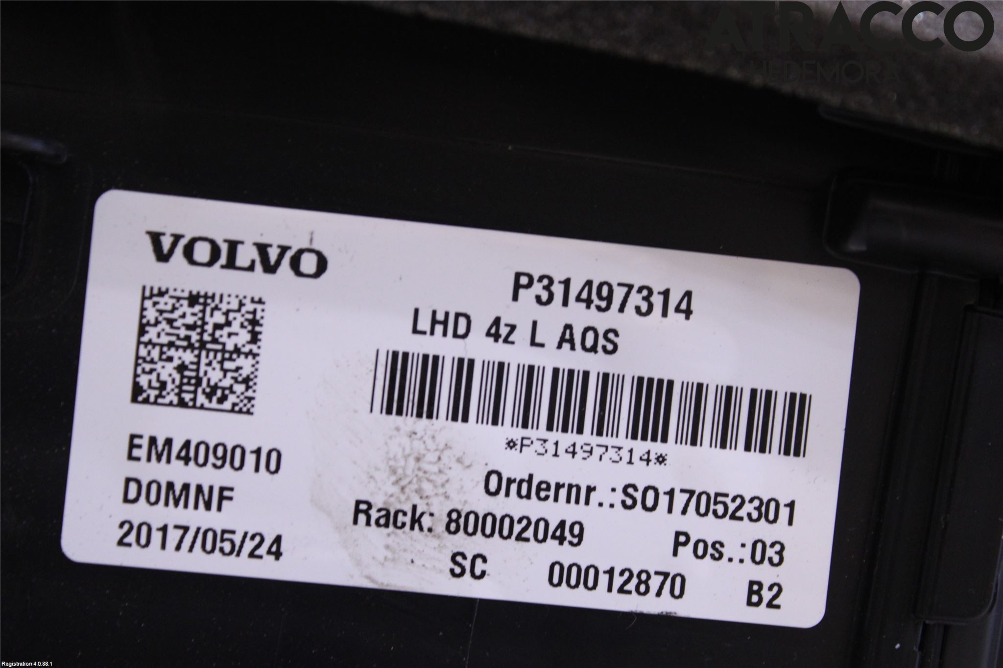 Volvo S90 17->> Värme Cellpaket Komp