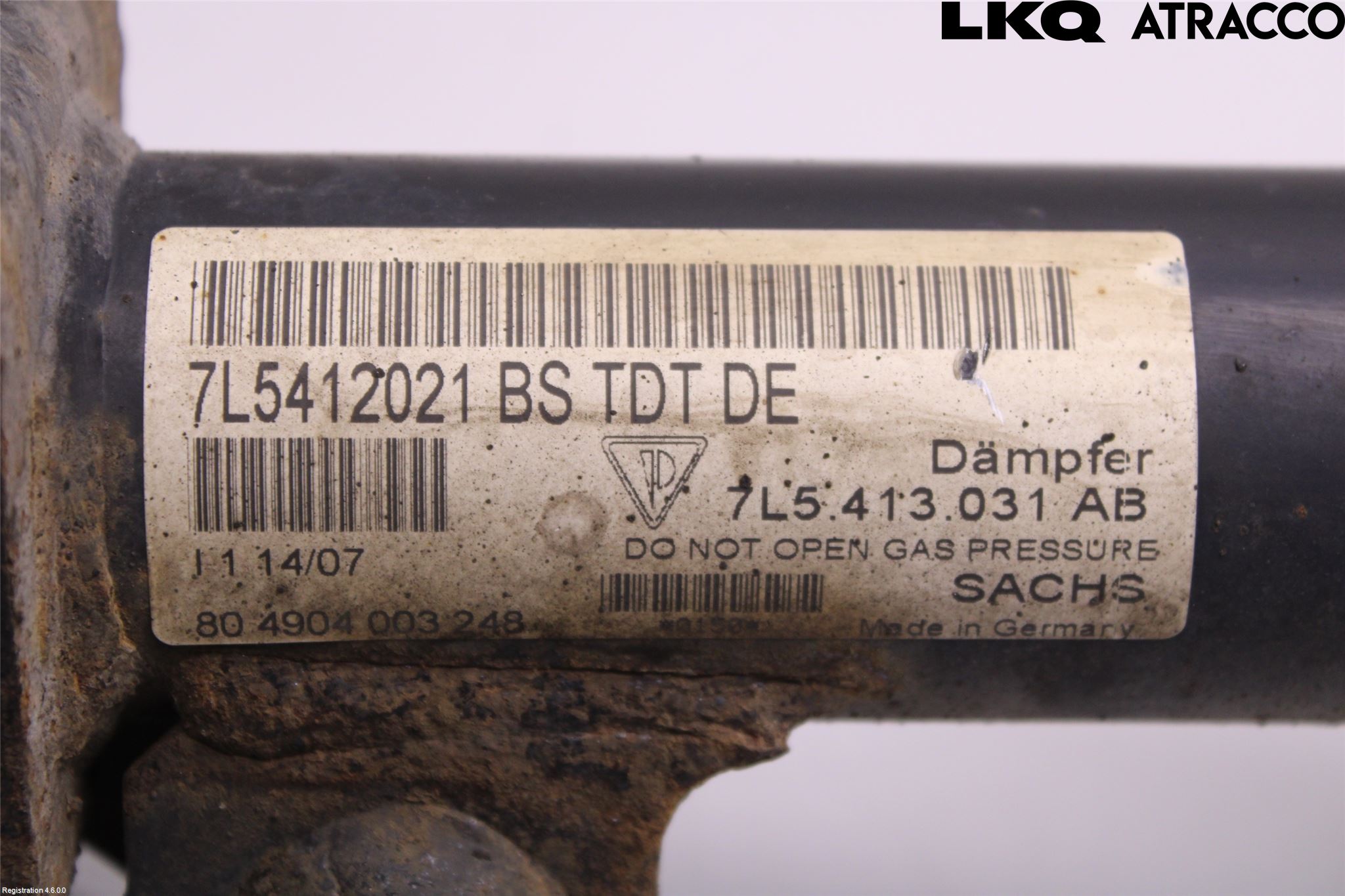 Porsche CAYENNE 03- Fjäderben Fram Vänster