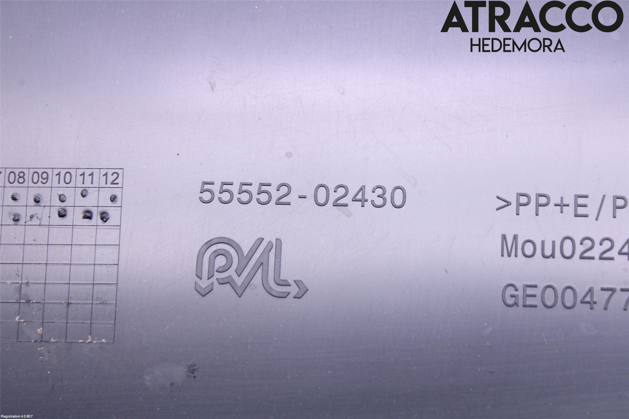 Toyota COROLLA 19- Handskfacklucka