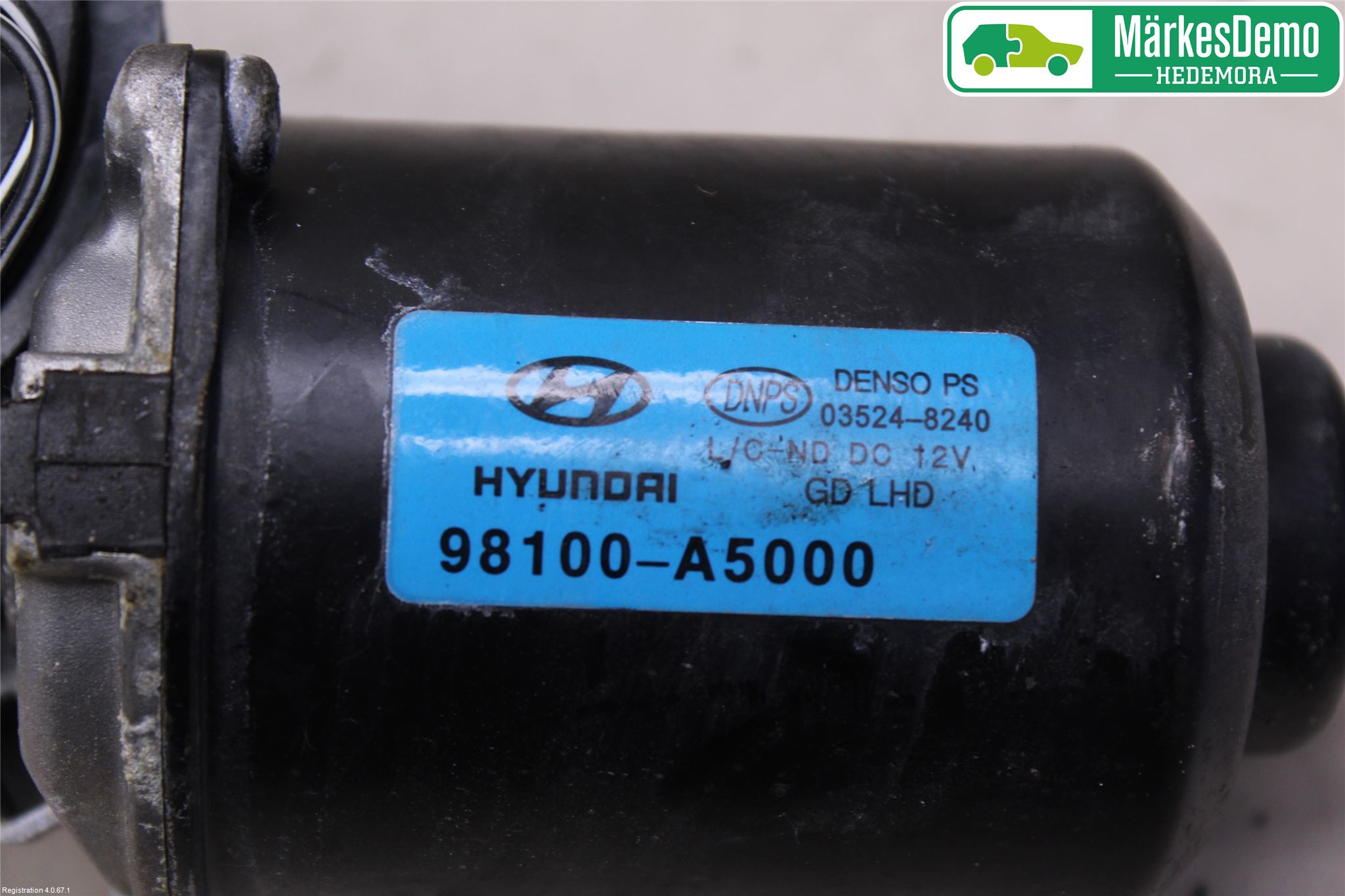 Hyundai i30 GD 13-17 Torkarmotor Vindruta