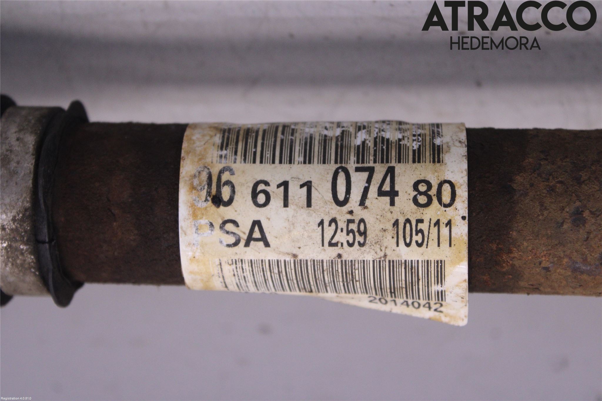 Peugeot 308 08-13 Drivaxel Fram Höger