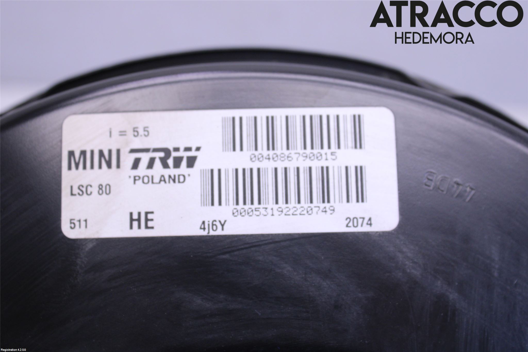 Mini COUPE R56 05-14 Bromsservo