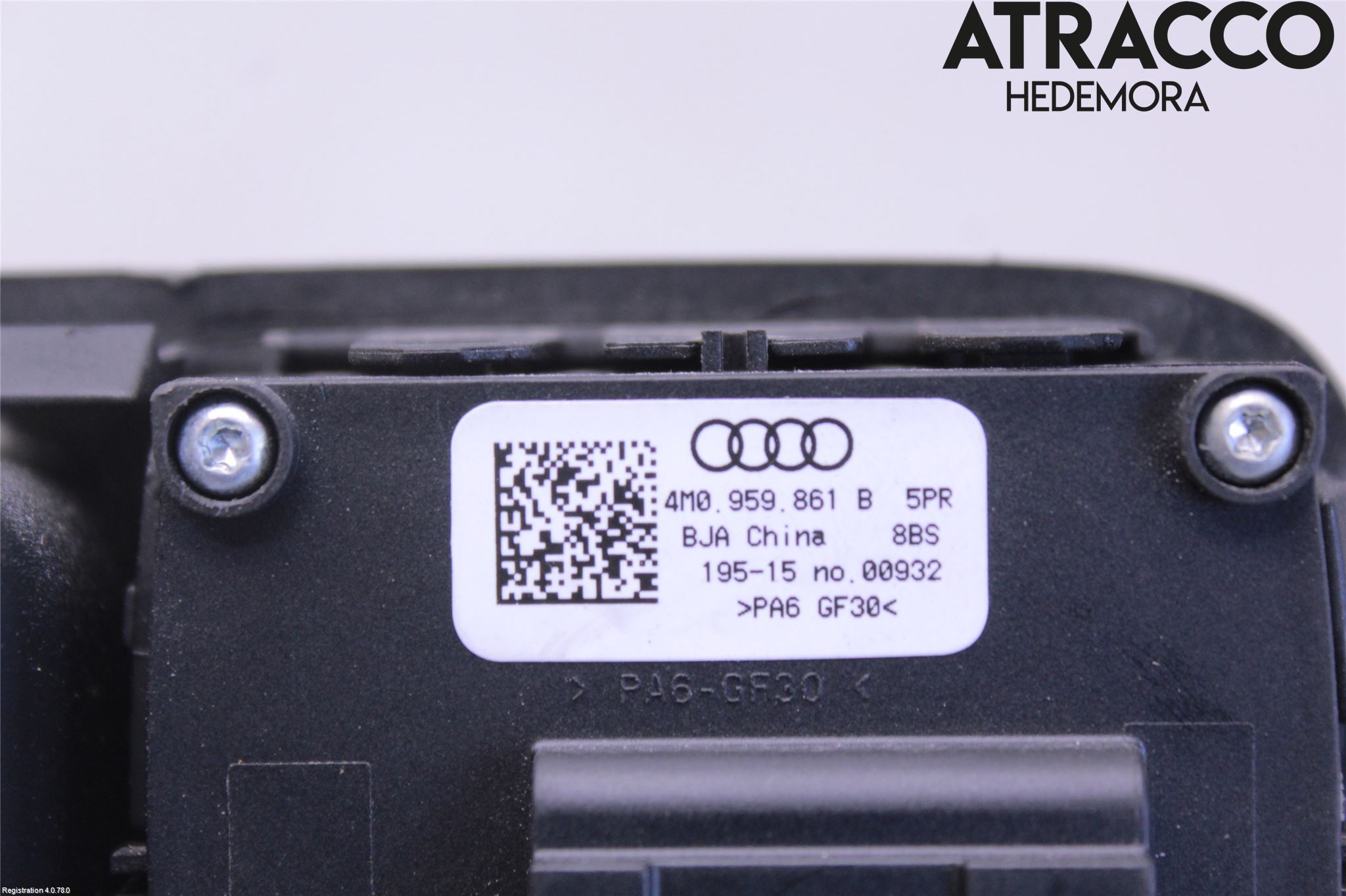 Audi Q7/SQ7 Strömställare Stolregler