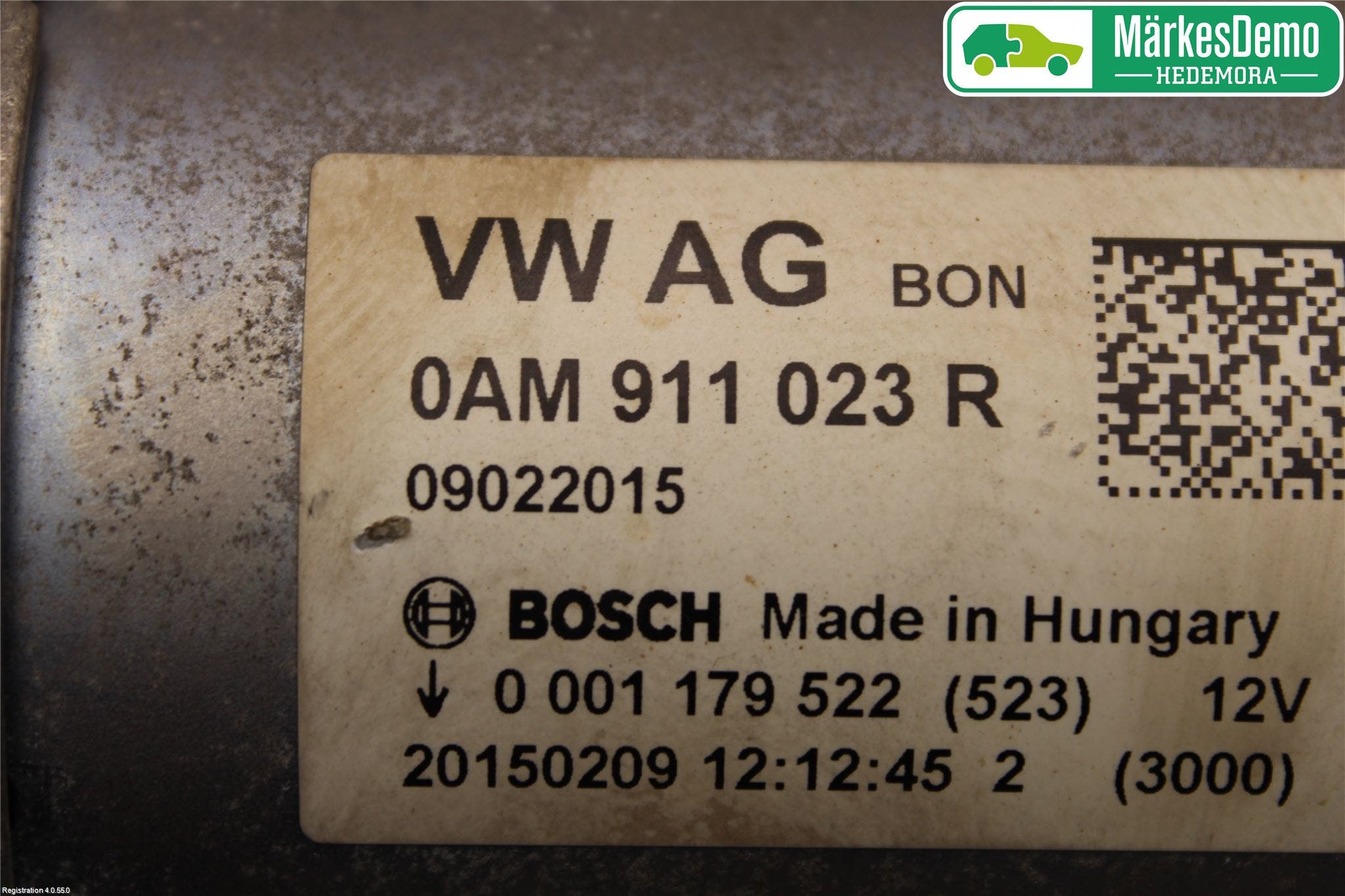 Volkswagen VW GOLF / E-GOLF VII 13-20 Startmotor