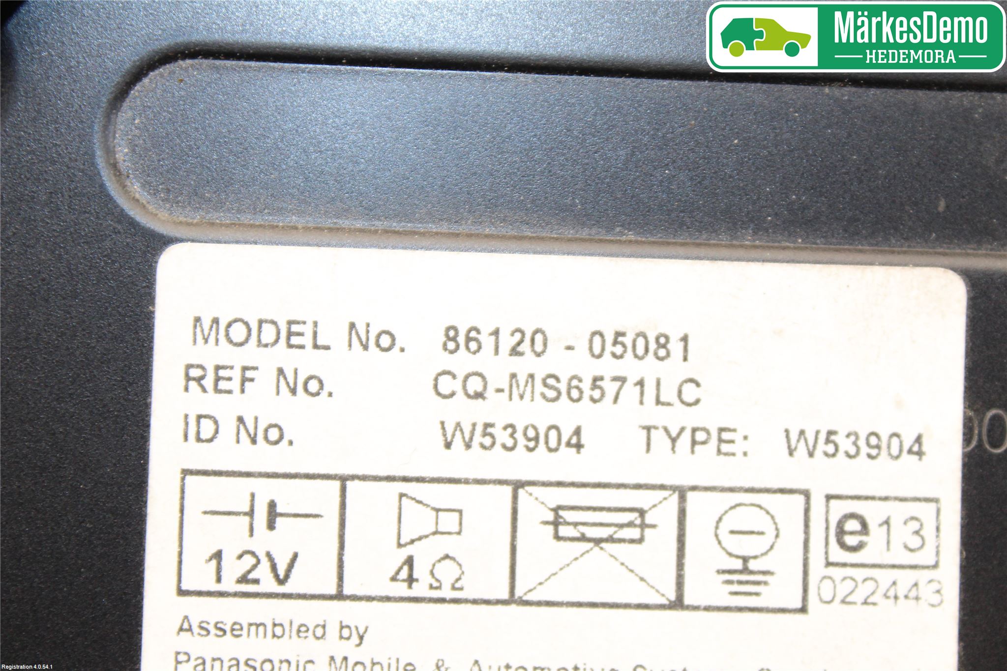 Toyota AVENSIS 03-06 Cd Radio - Multimediapanel