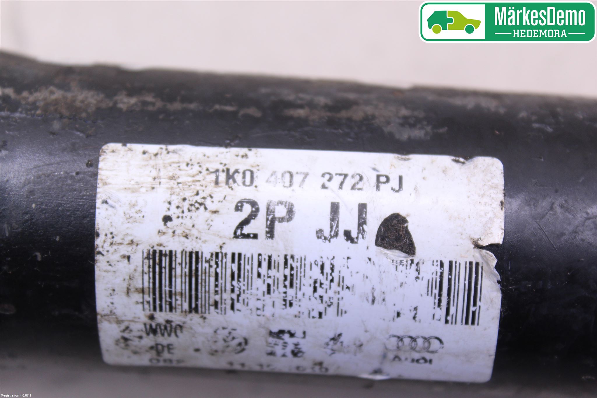 Volkswagen VW SCIROCCO 09-17 Drivaxel Fram Höger