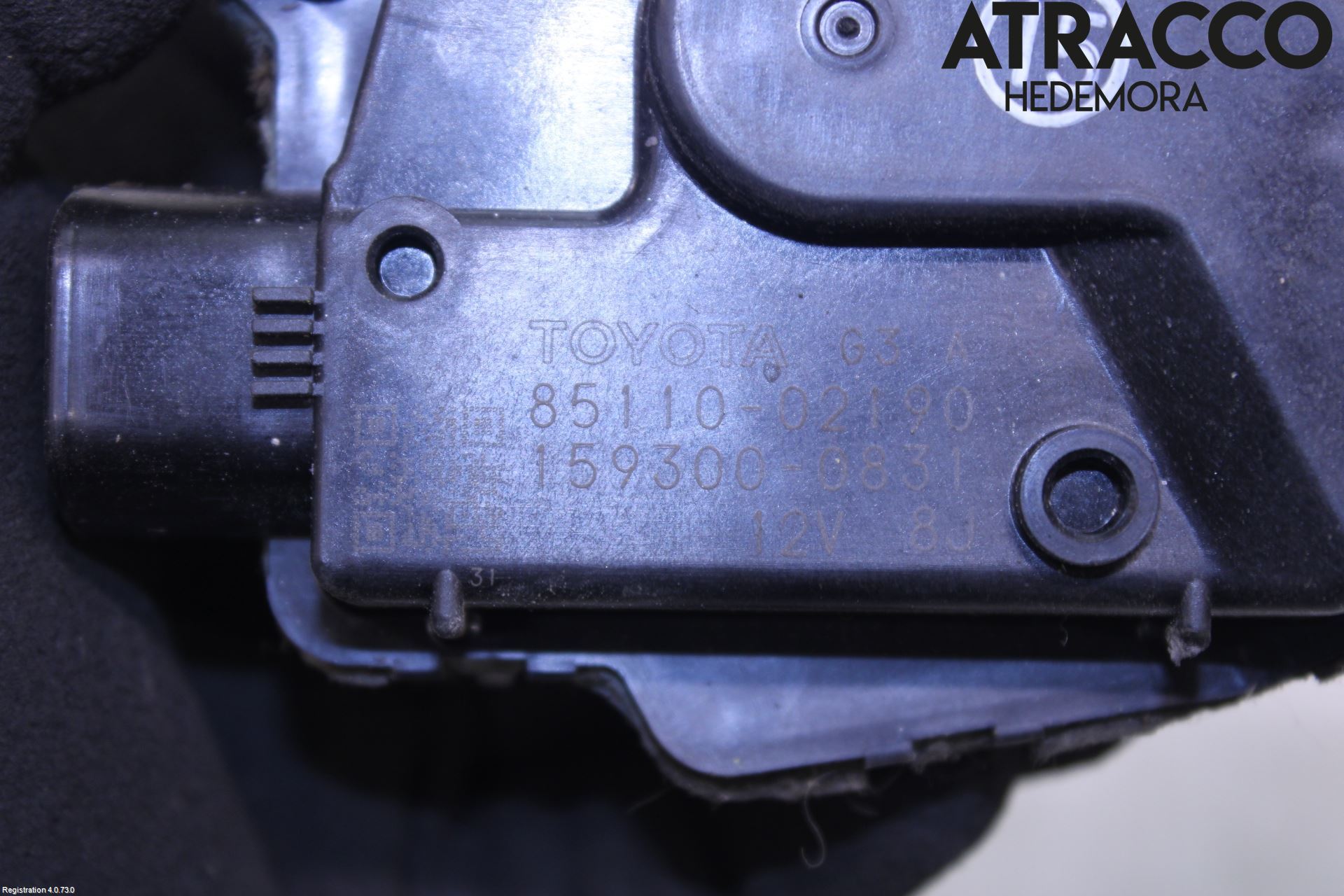 Toyota AURIS 07-09 Torkarmotor Vindruta