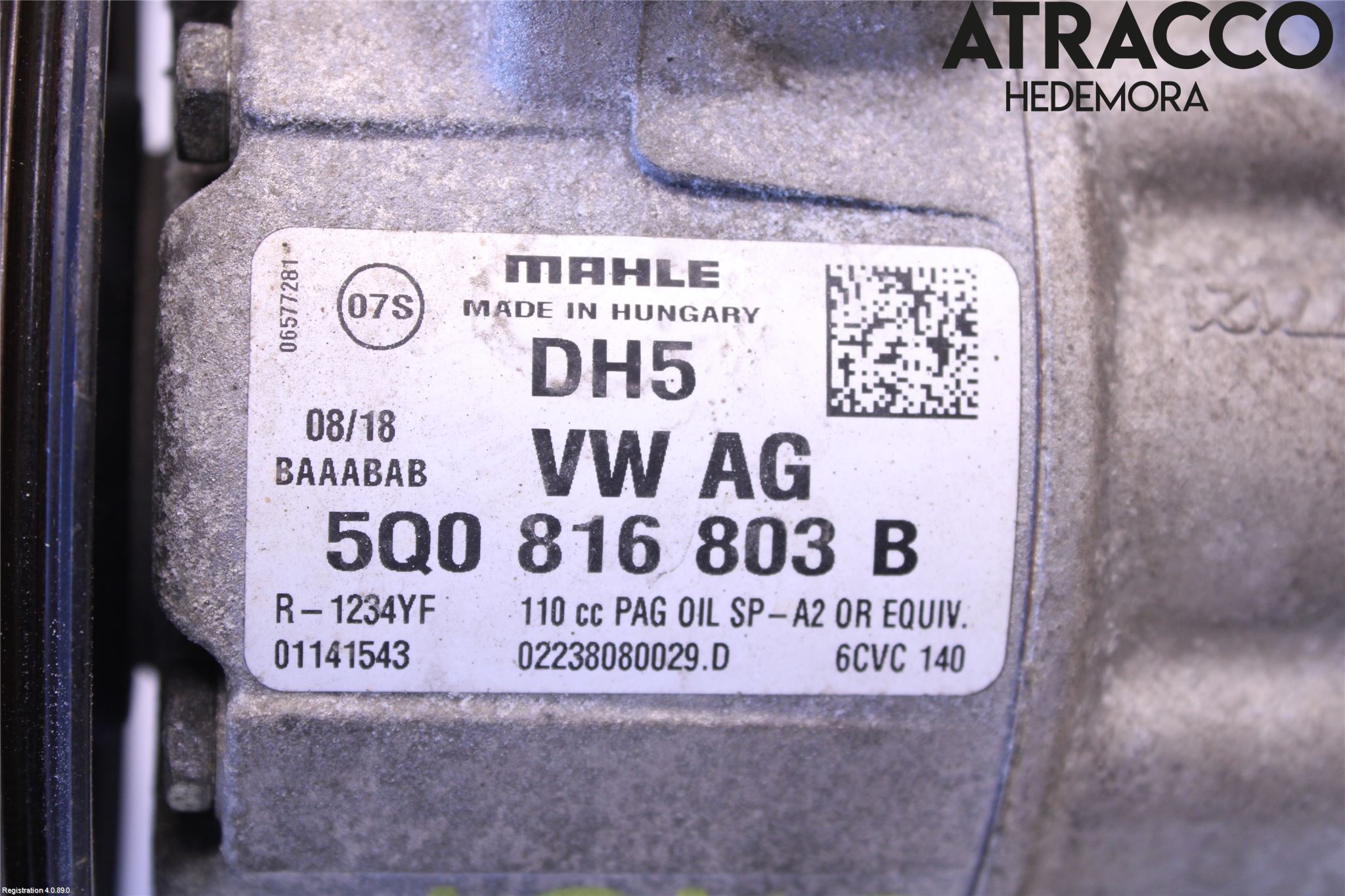 Volkswagen VW CADDY 16-20 Ac Kompressor