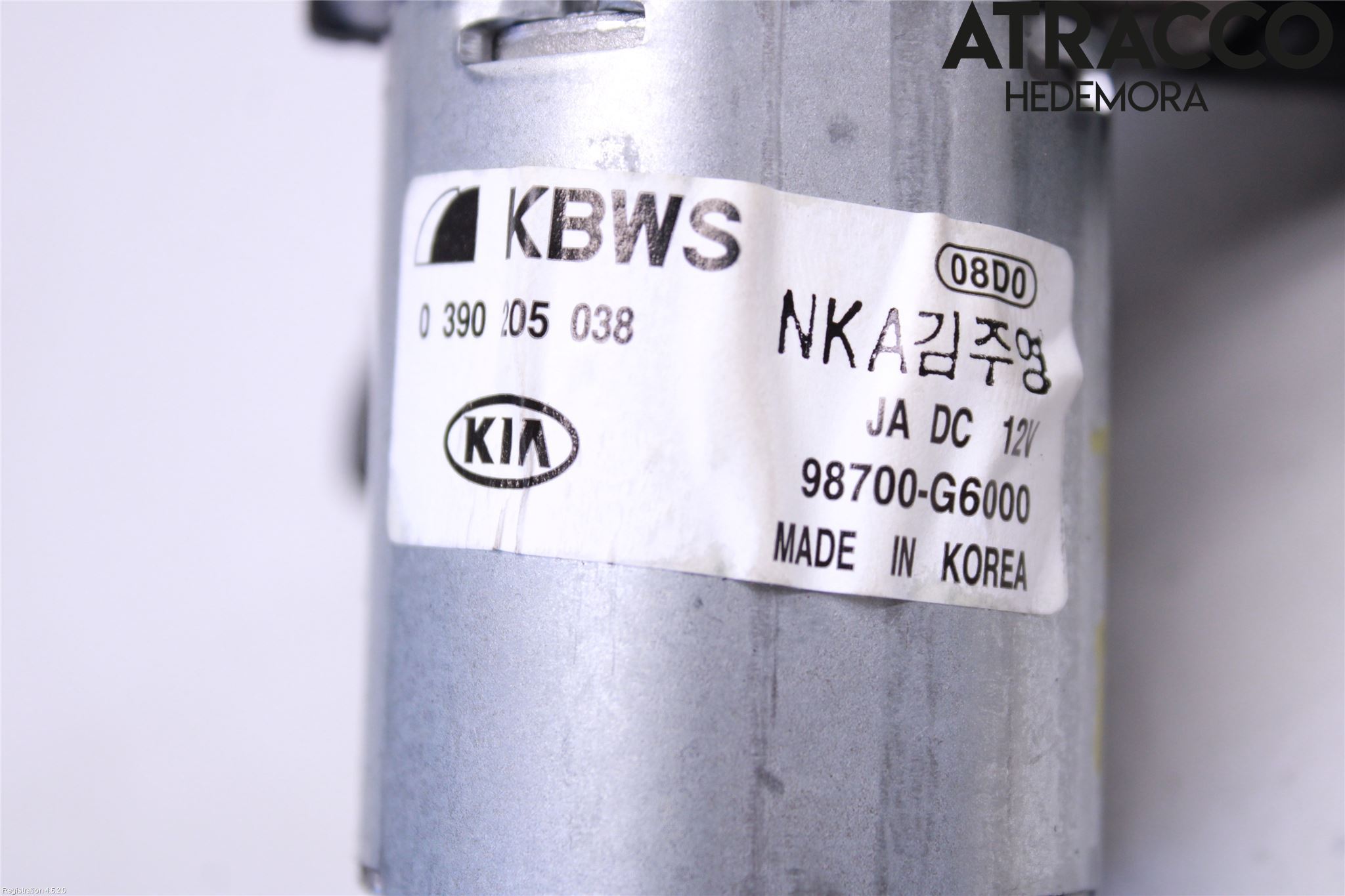 Kia PICANTO 17- Torkarmotor Baklucka