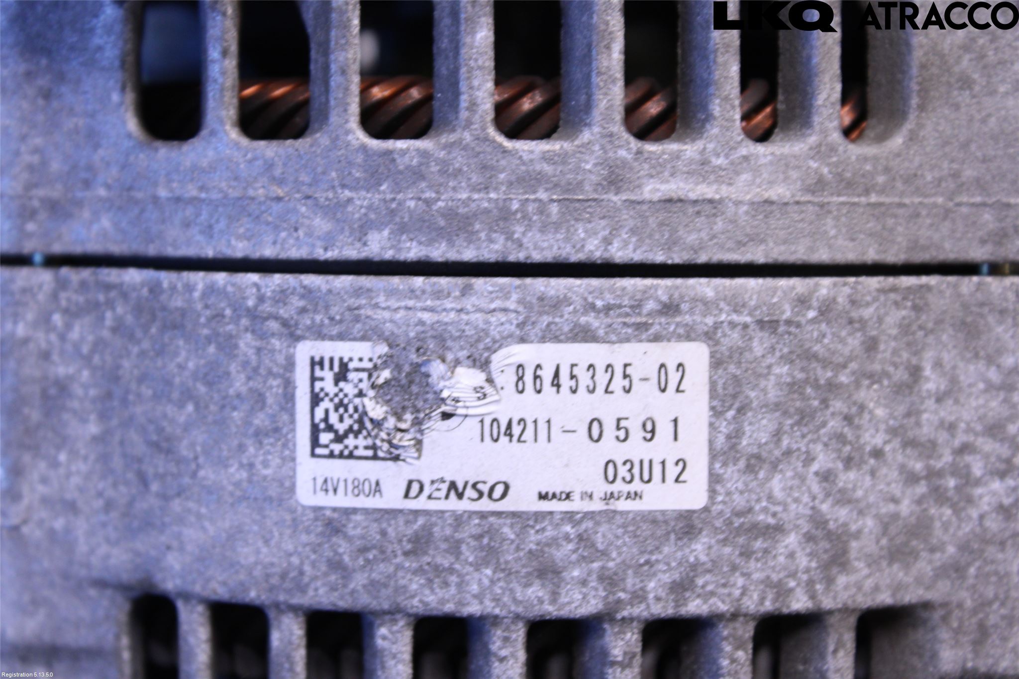 BMW 3 GT F34 13-19 Generator